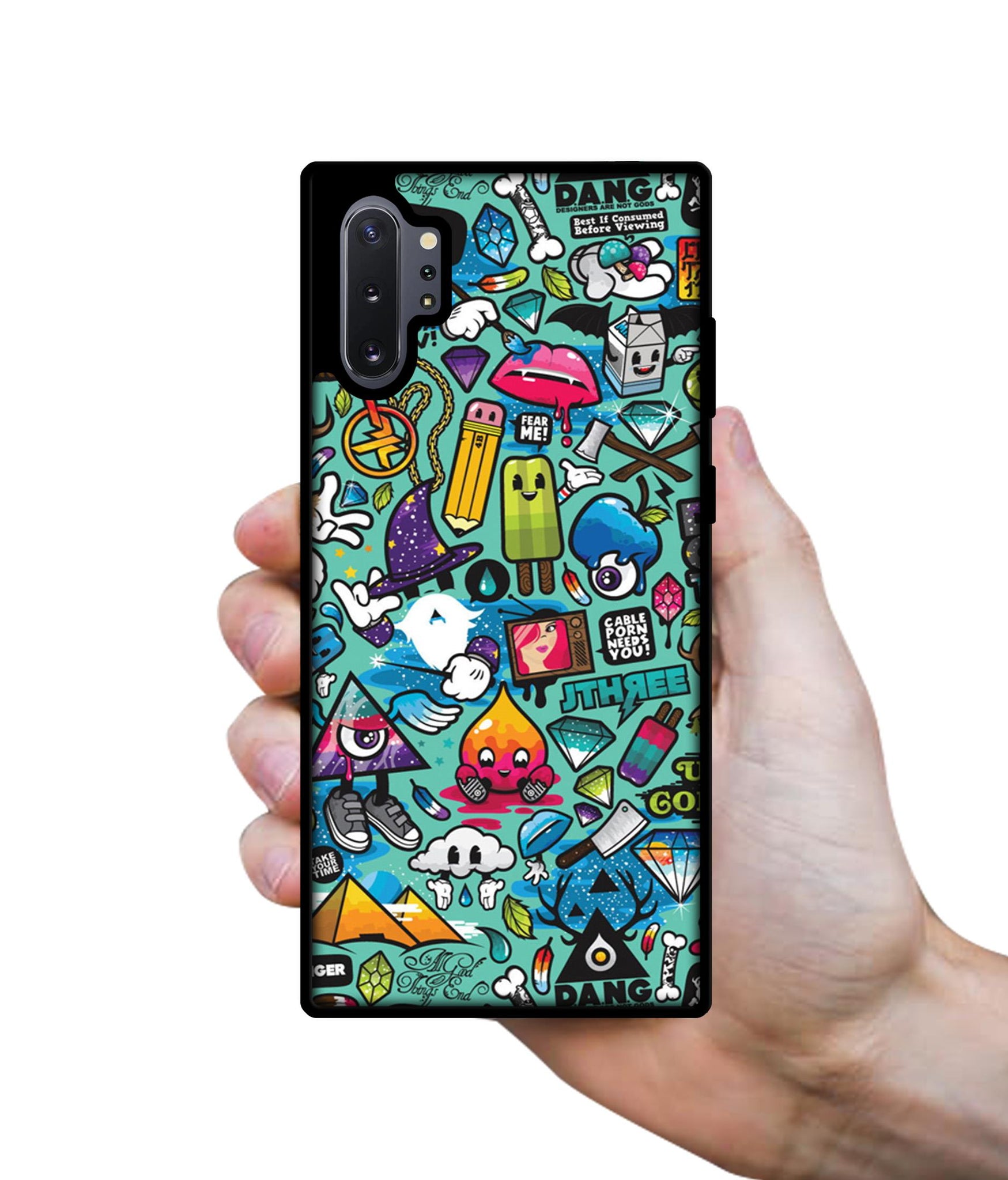 Crazy Designer 2D Printed Back Case Cover for Samsung Galaxy Note 10 Plus 5G
