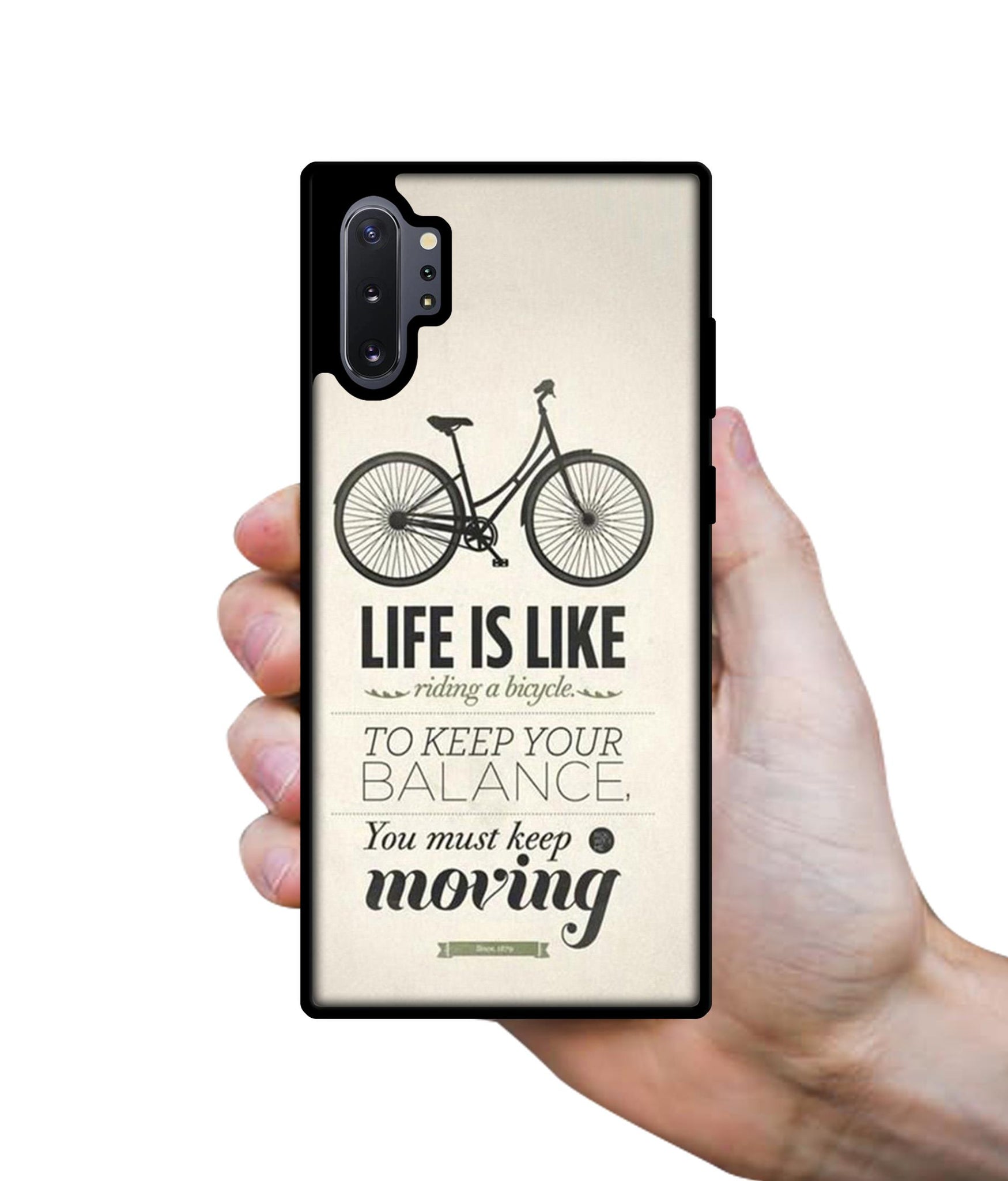 Life is Like Moving Designer 2D Printed Back Case Cover for Samsung Galaxy Note 10 Plus 5G