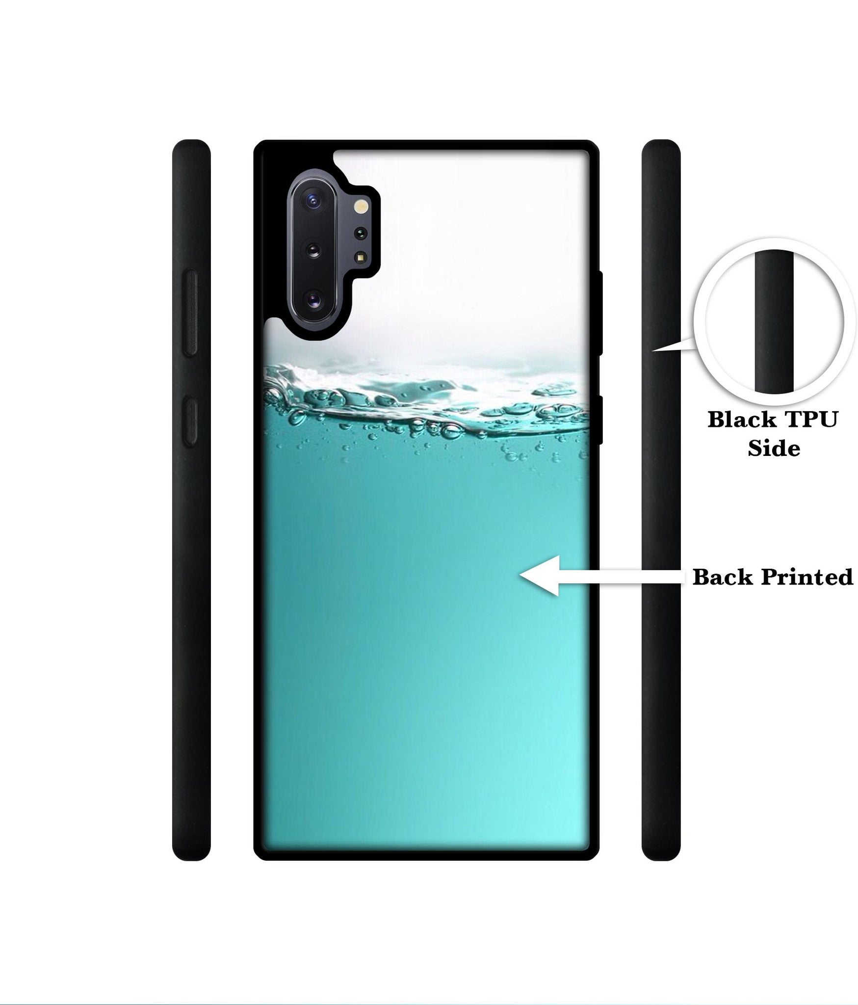 Half Fill Designer 2D Printed Back Case Cover for Samsung Galaxy Note 10 Plus 5G