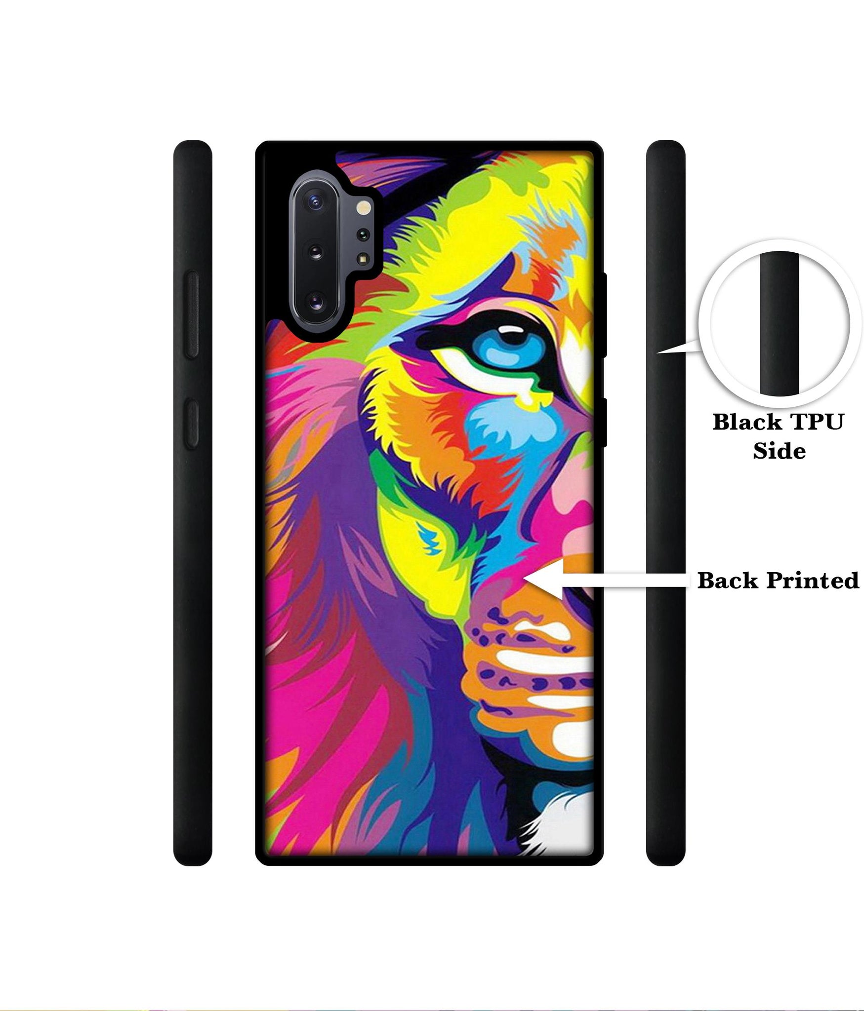 Lion Designer 2D Printed Back Case Cover for Samsung Galaxy Note 10 Plus 5G
