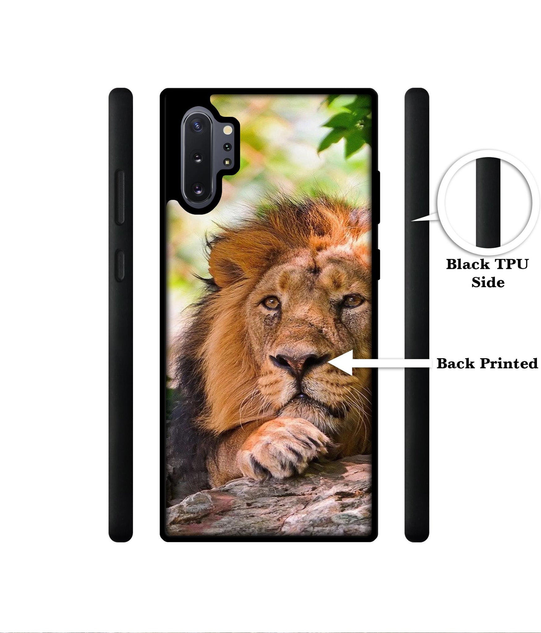 Tiger Pattern Print Designer 2D Printed Back Case Cover for Samsung Galaxy Note 10 Plus 5G