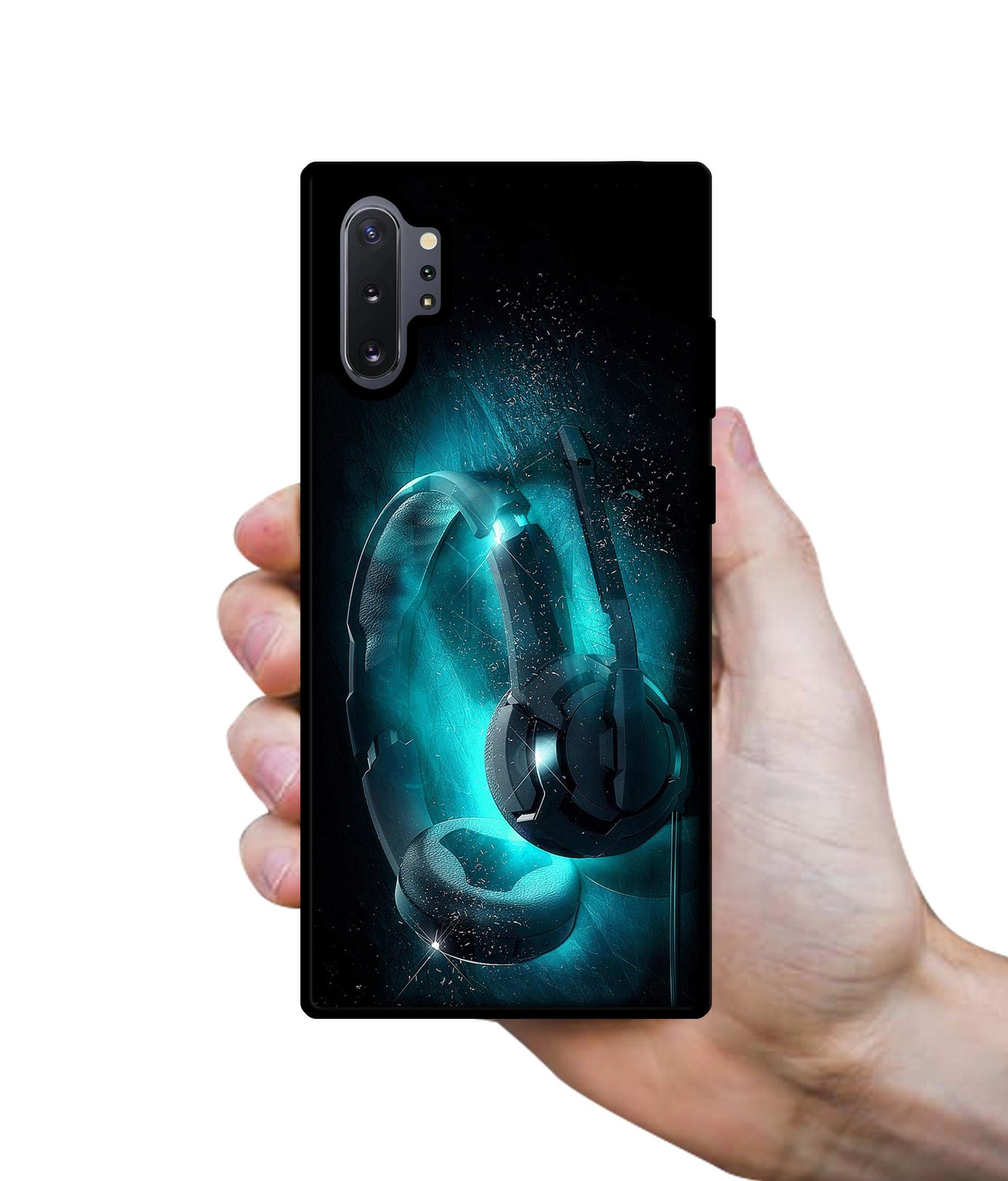 Cool Headphone Designer 2D Printed Back Case Cover for Samsung Galaxy Note 10 Plus 5G