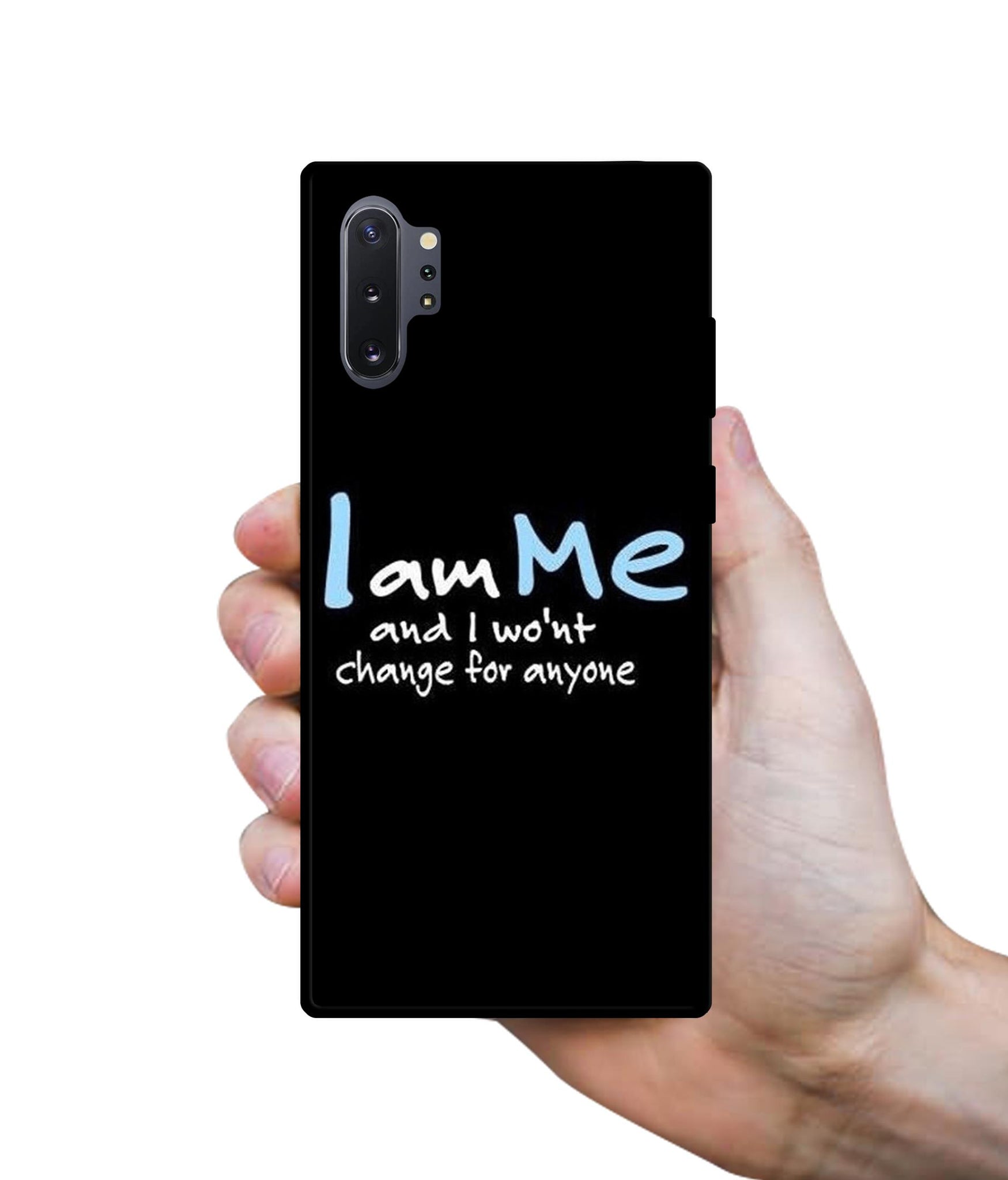 I Am Me Quotes Designer 2D Printed Back Case Cover for Samsung Galaxy Note 10 Plus 5G