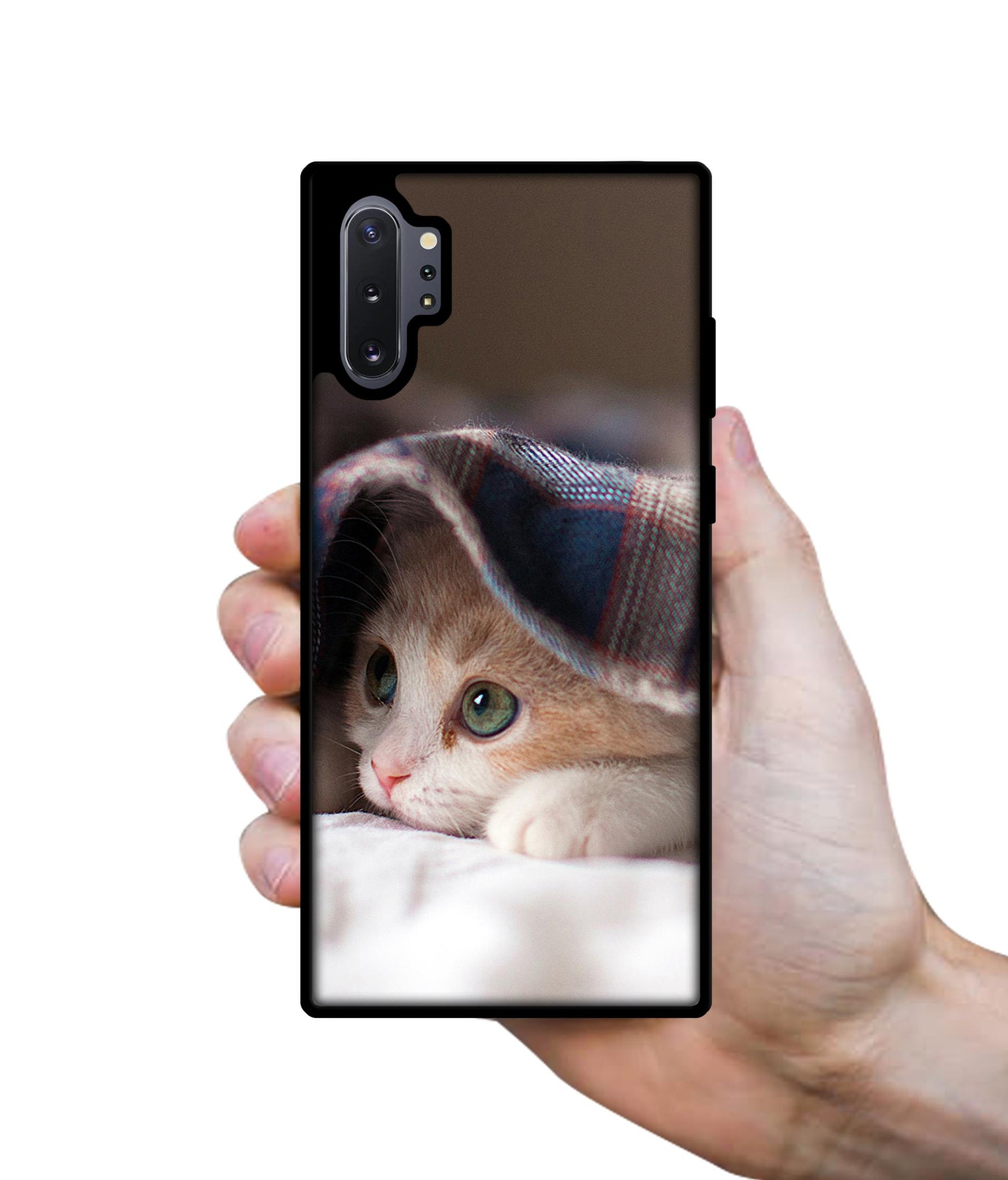 Sleepy Kitten Designer 2D Printed Back Case Cover for Samsung Galaxy Note 10 Plus 5G