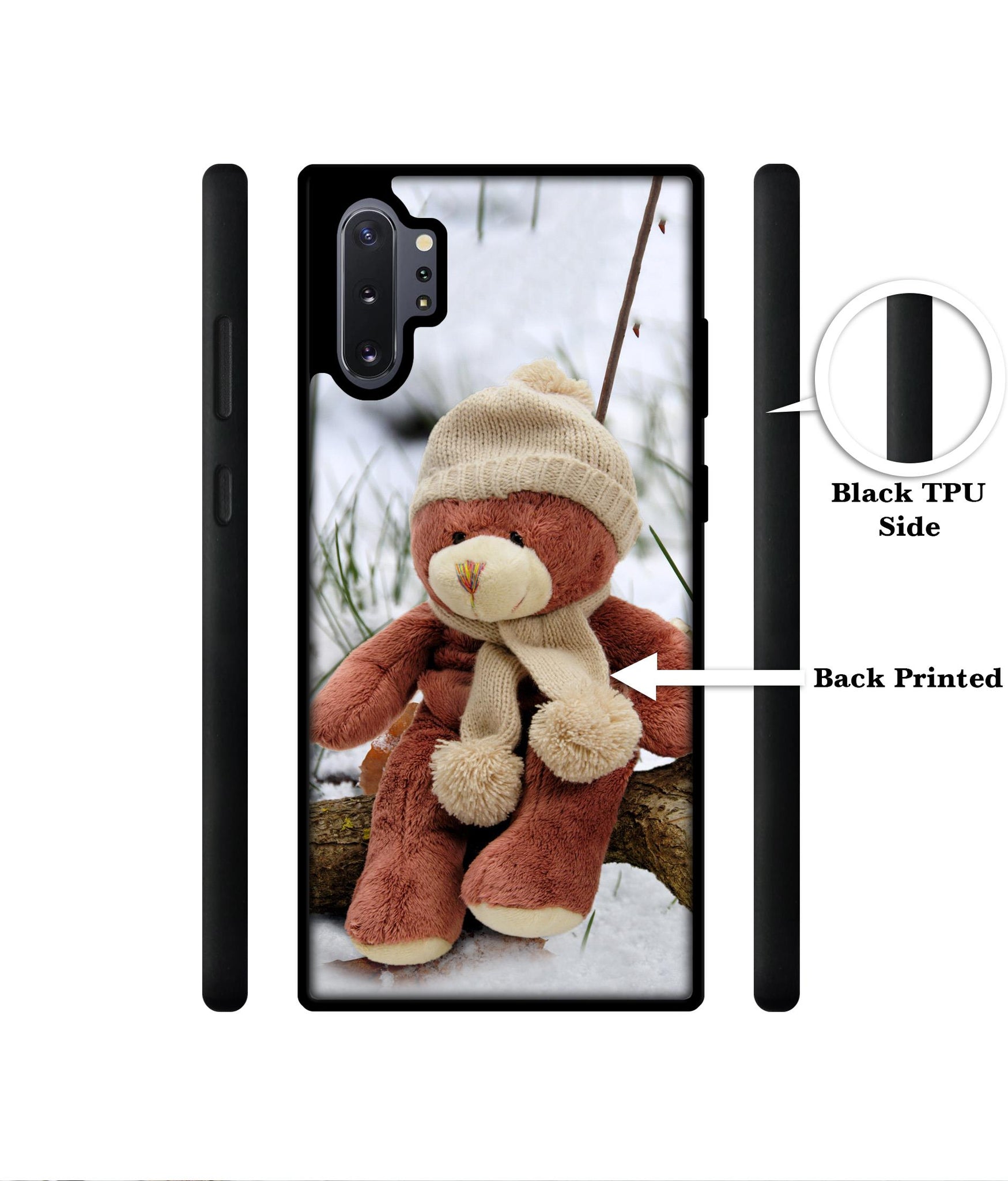 Woolen Bear Designer 2D Printed Back Case Cover for Samsung Galaxy Note 10 Plus 5G