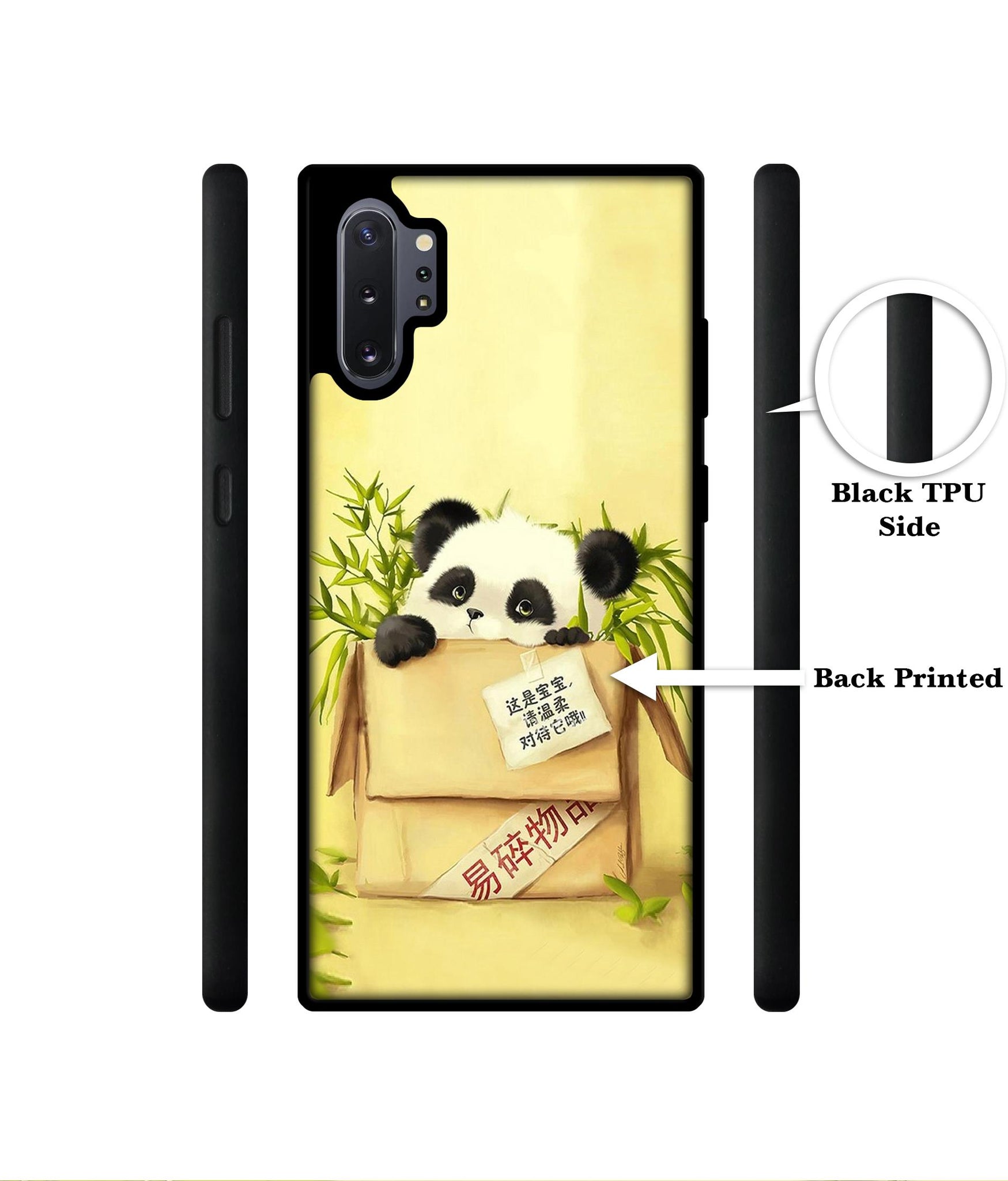 Panda In Box Designer 2D Printed Back Case Cover for Samsung Galaxy Note 10 Plus 5G