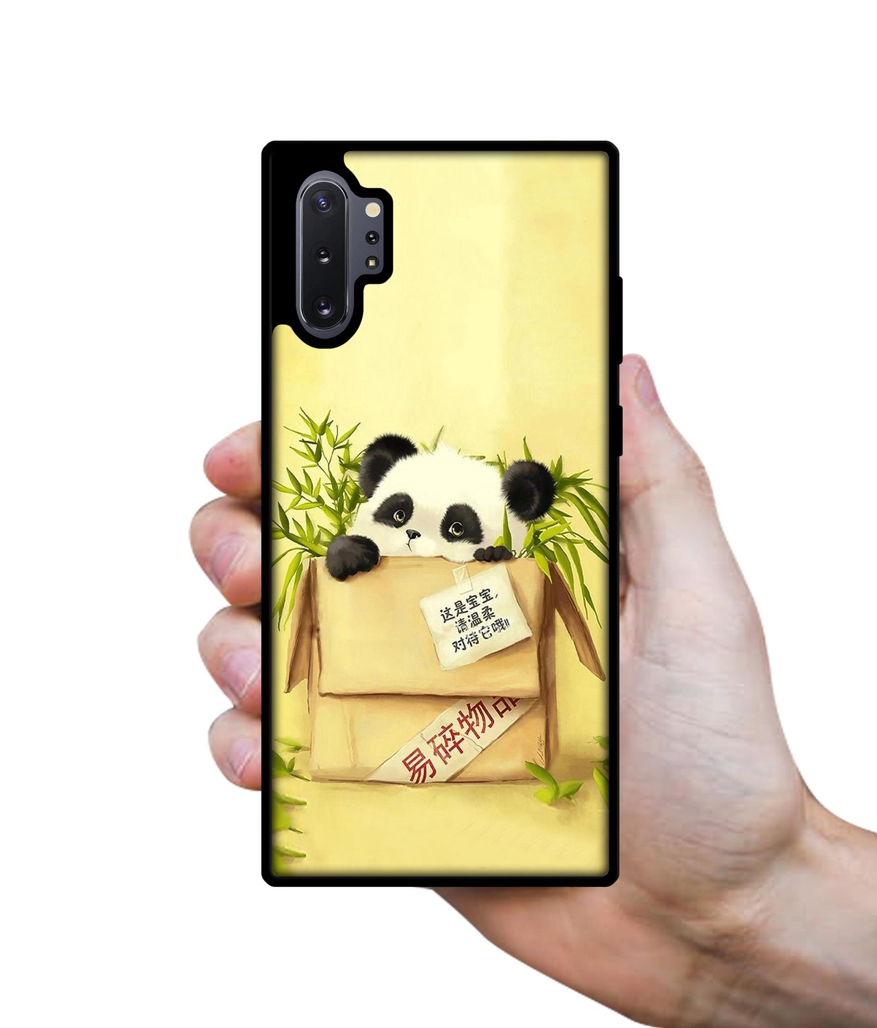 Panda In Box Designer 2D Printed Back Case Cover for Samsung Galaxy Note 10 Plus 5G