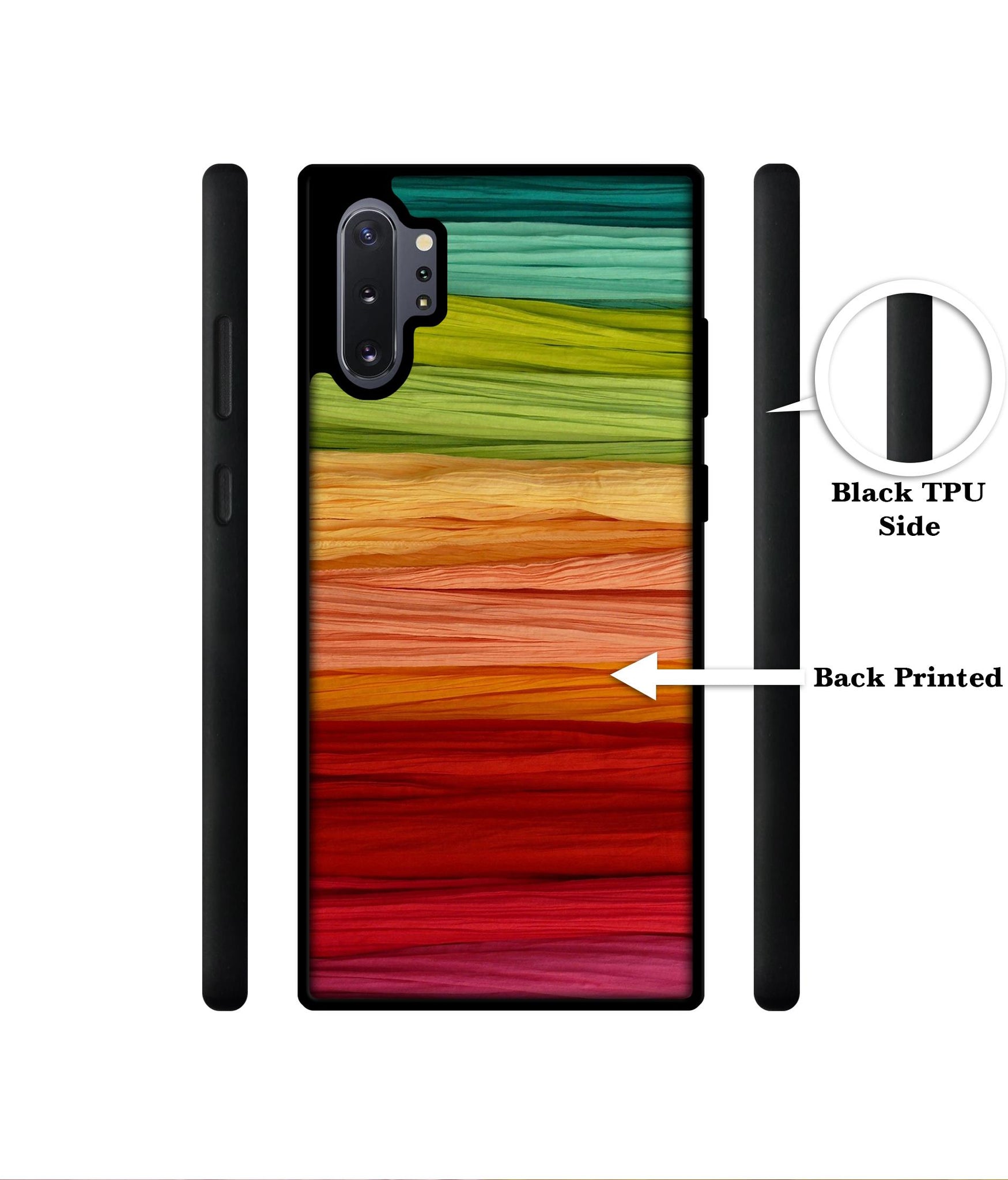 Colorful Thread Designer 2D Printed Back Case Cover for Samsung Galaxy Note 10 Plus 5G