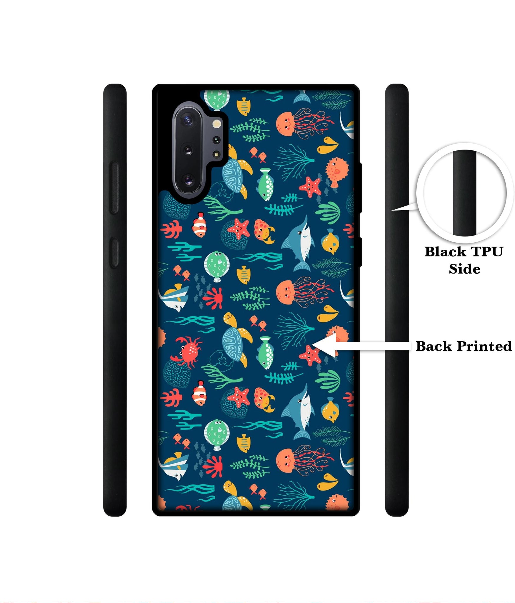 Aquarium Texture Designer 2D Printed Back Case Cover for Samsung Galaxy Note 10 Plus 5G