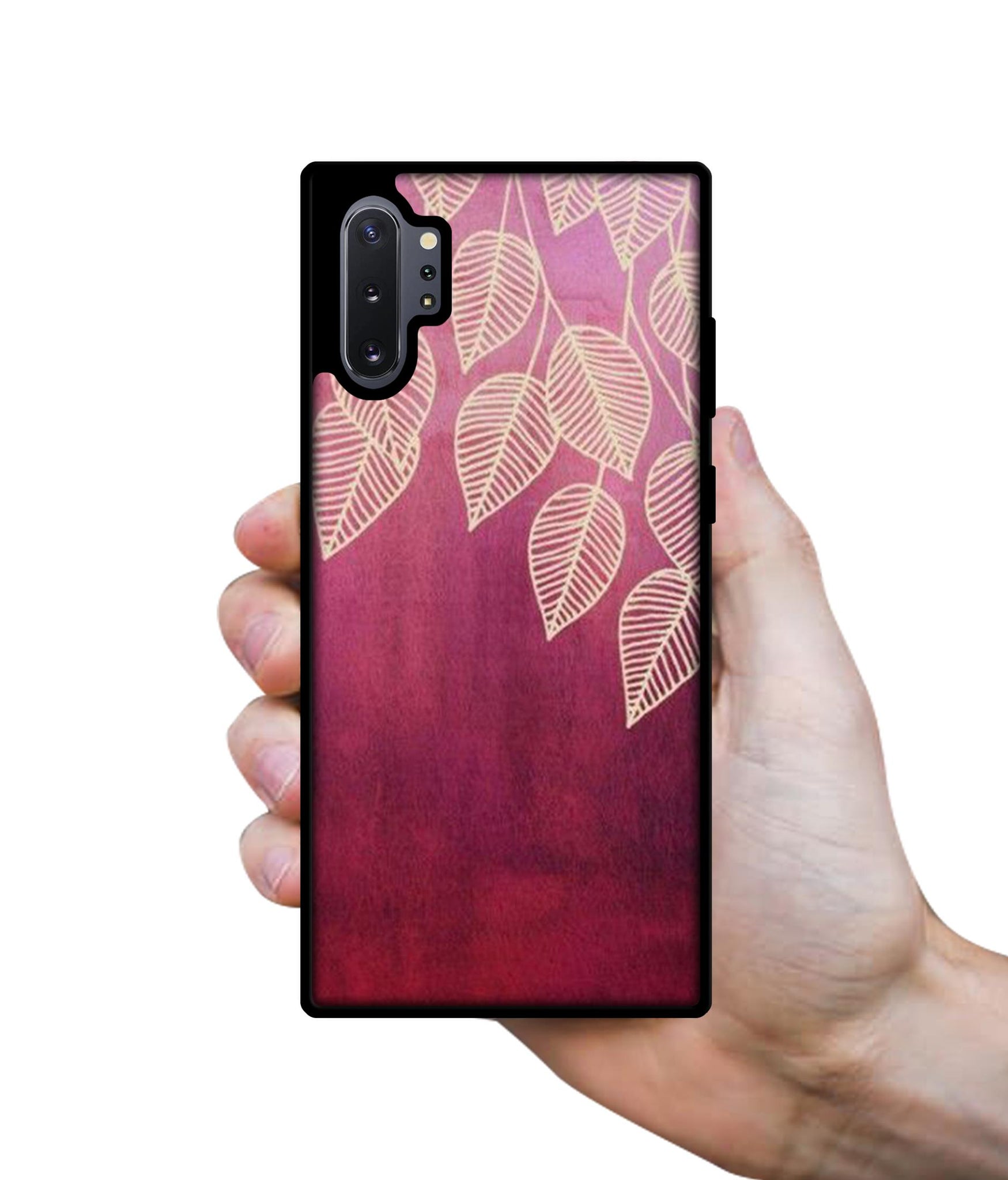 Leaf Pattern Designer 2D Printed Back Case Cover for Samsung Galaxy Note 10 Plus 5G
