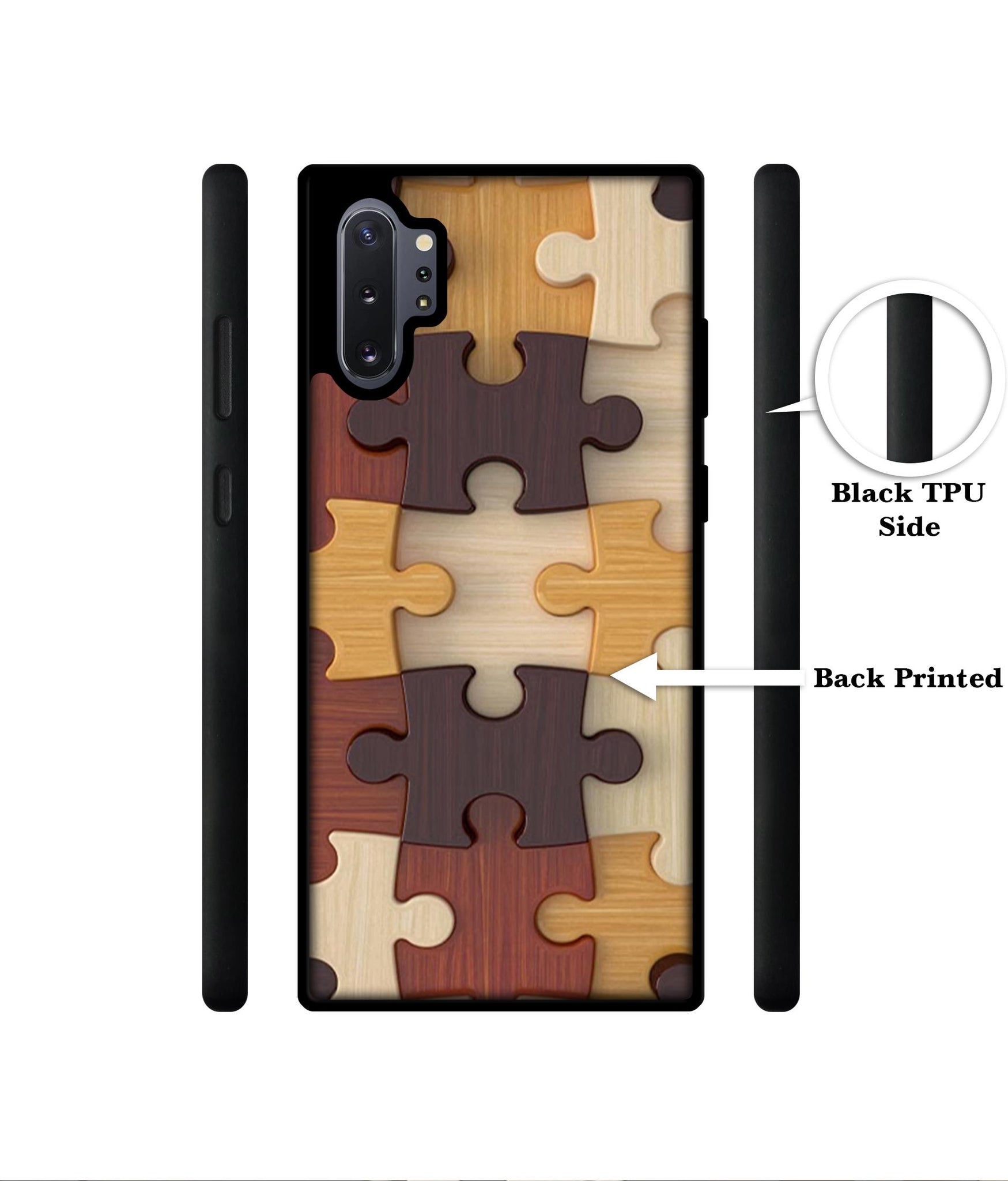 Puzzle Pattern Designer 2D Printed Back Case Cover for Samsung Galaxy Note 10 Plus 5G