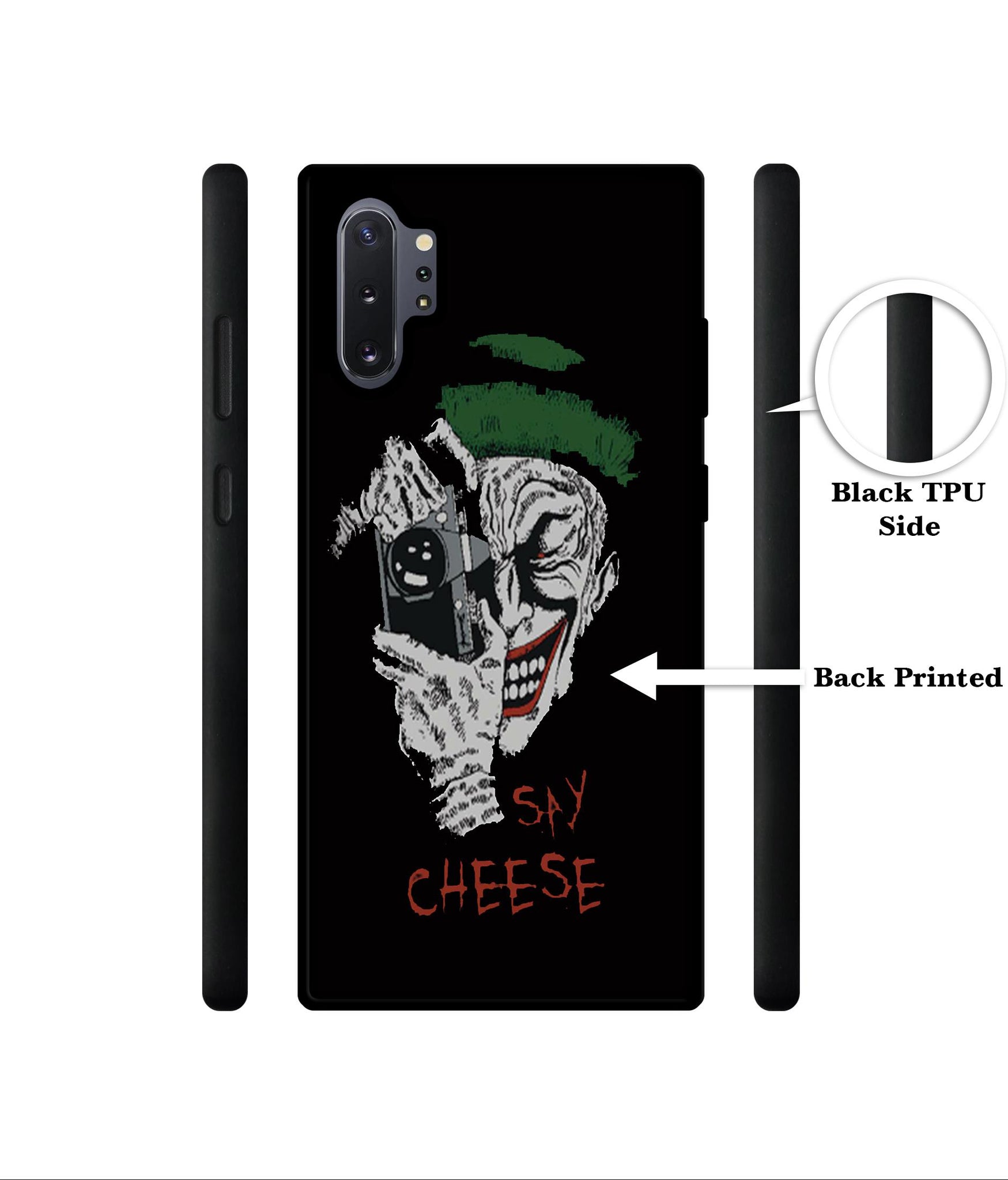 Joker Say Cheese Designer 2D Printed Back Case Cover for Samsung Galaxy Note 10 Plus 5G