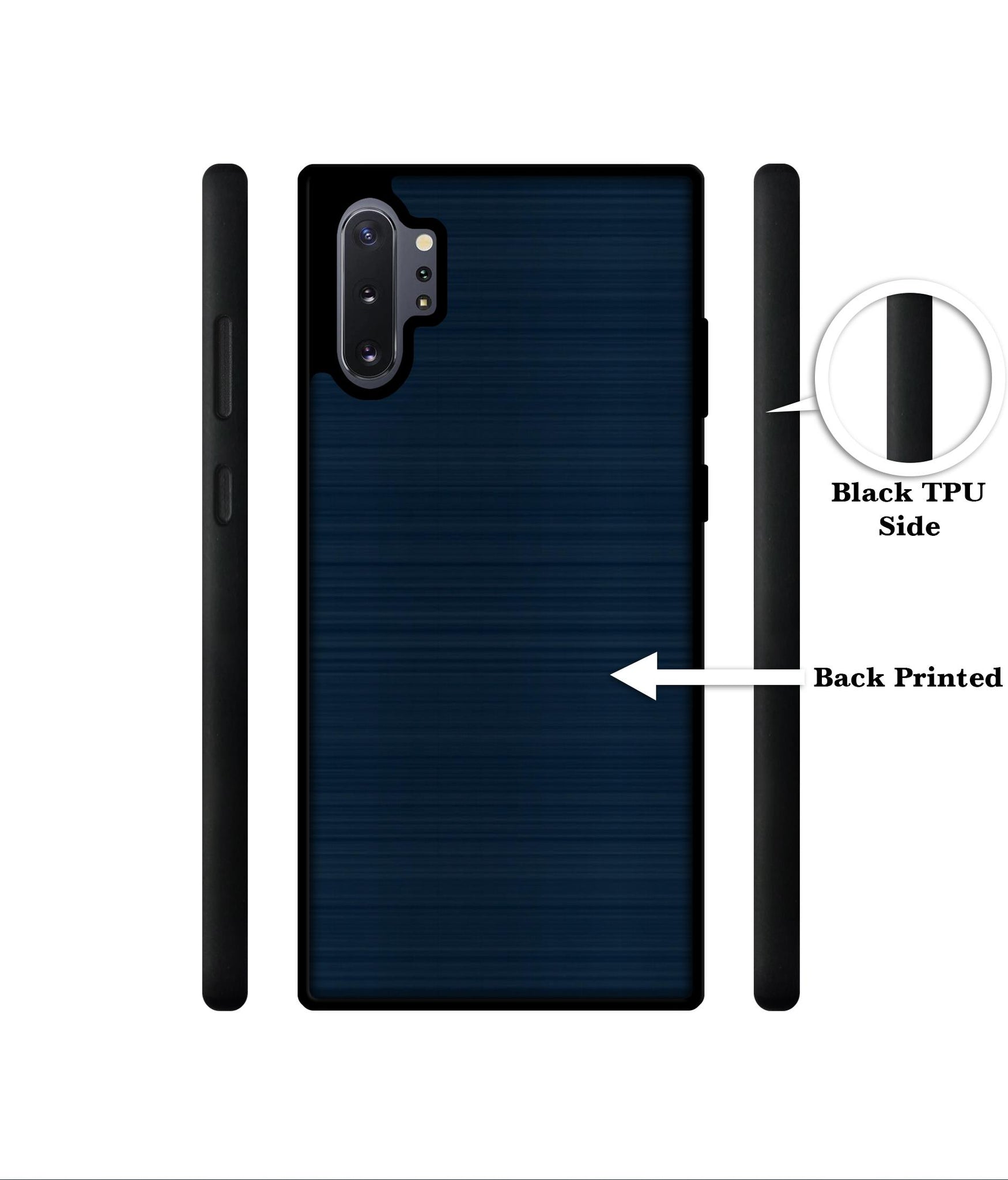 Blue Line Designer 2D Printed Back Case Cover for Samsung Galaxy Note 10 Plus 5G