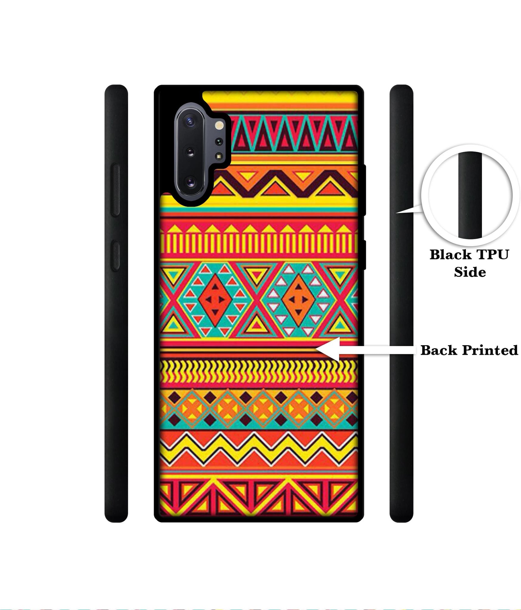 Artistic Rangoli Designer 2D Printed Back Case Cover for Samsung Galaxy Note 10 Plus 5G