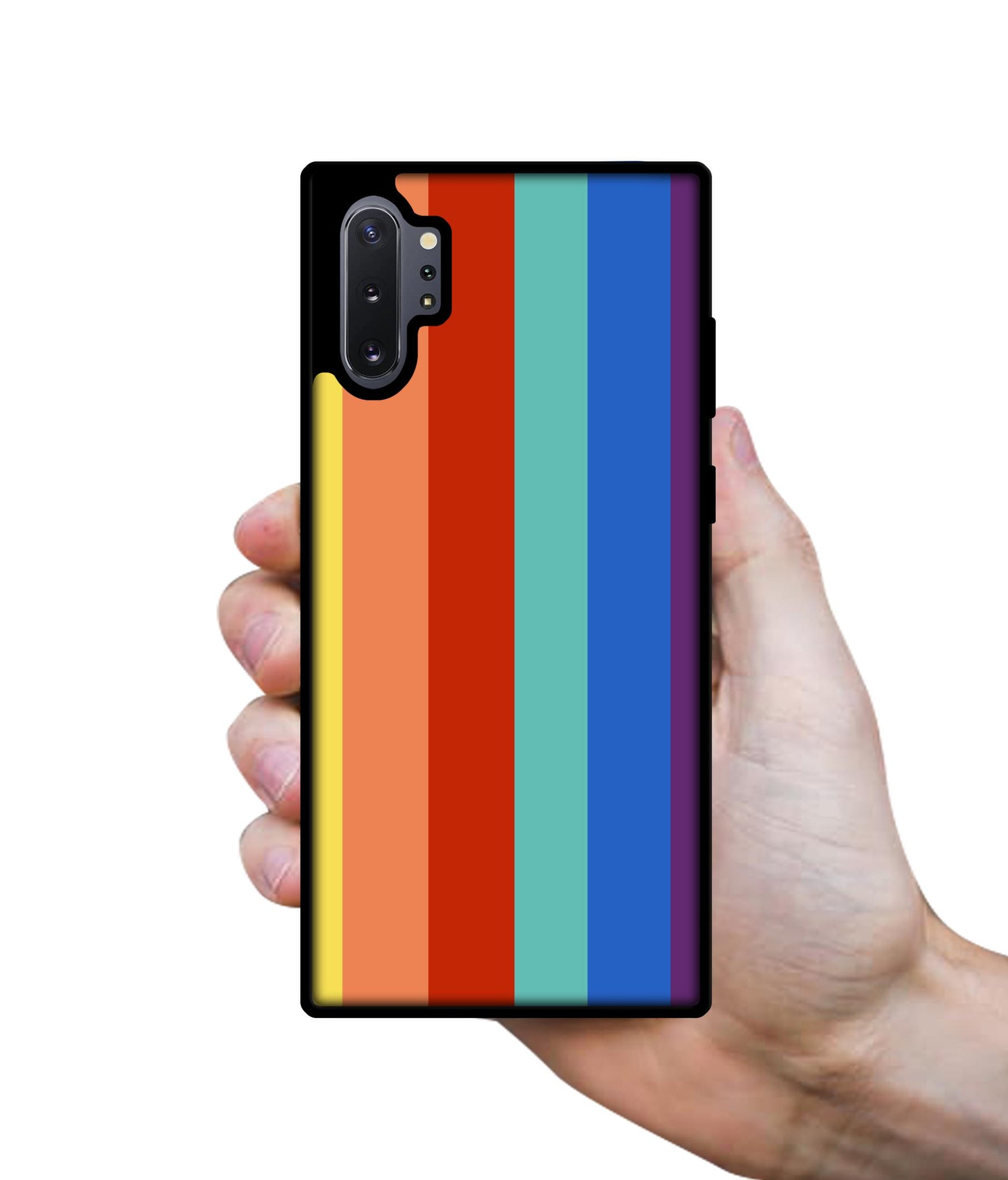 Rainbow Colors Designer 2D Printed Back Case Cover for Samsung Galaxy Note 10 Plus 5G