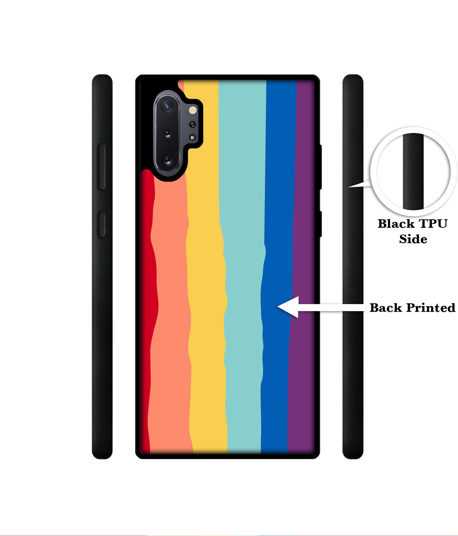 Rainbow Designer 2D Printed Back Case Cover for Samsung Galaxy Note 10 Plus 5G