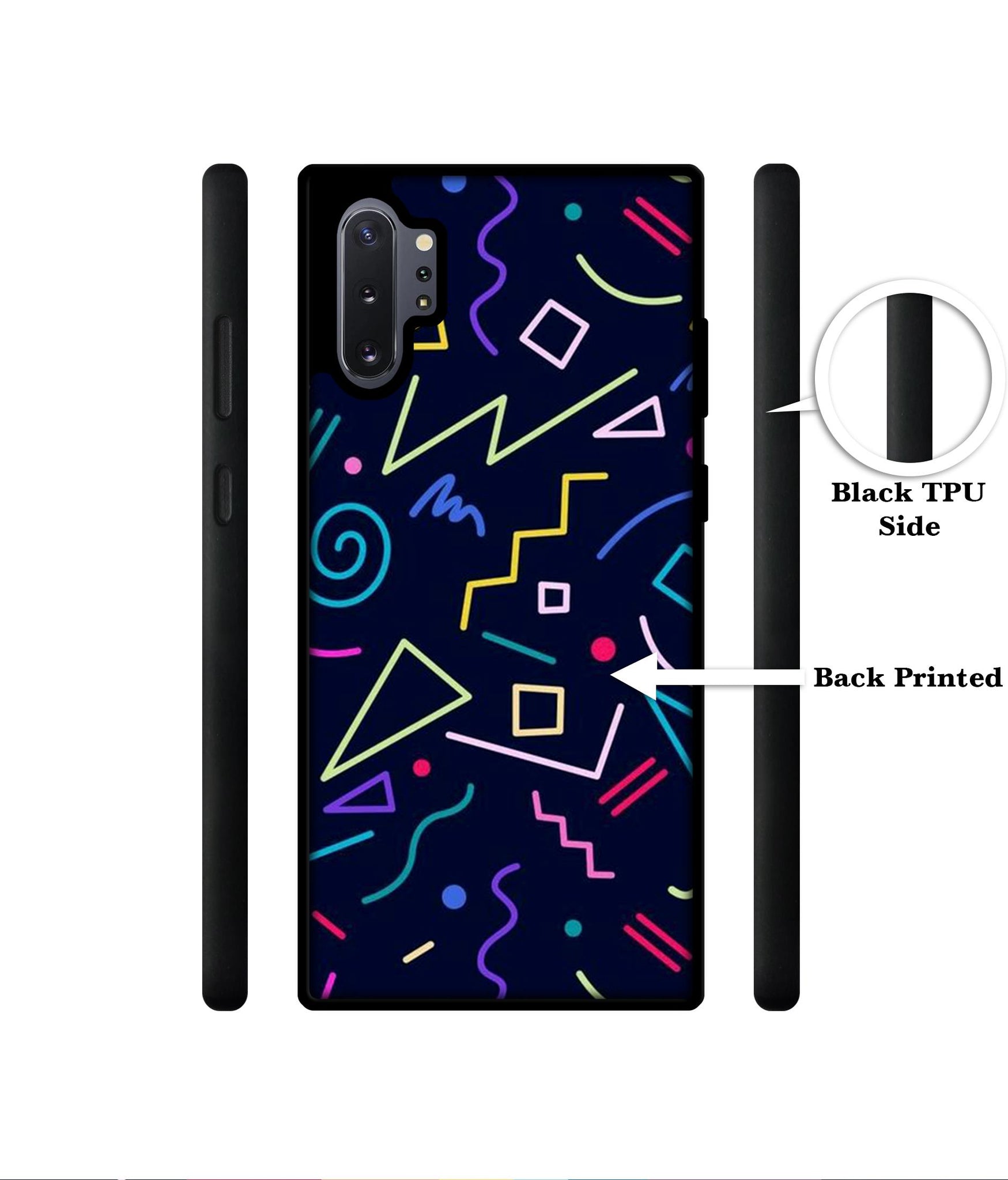 Retro Abstract Designer 2D Printed Back Case Cover for Samsung Galaxy Note 10 Plus 5G