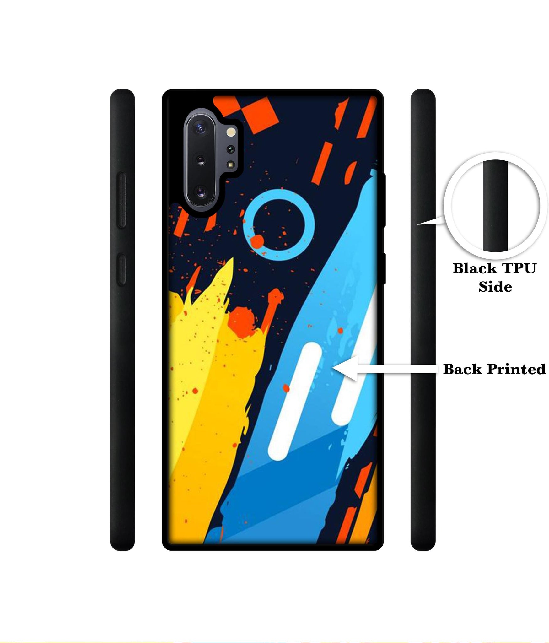 Abstract Stripes Geometric Figures Designer 2D Printed Back Case Cover for Samsung Galaxy Note 10 Plus 5G