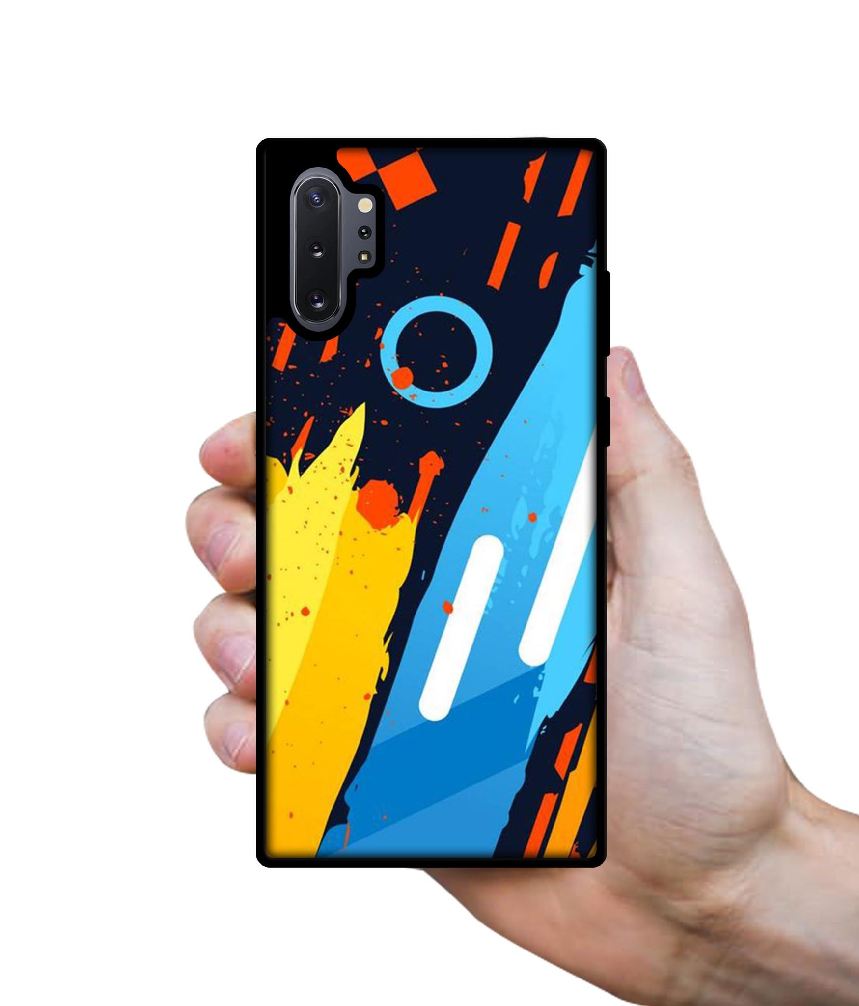 Abstract Stripes Geometric Figures Designer 2D Printed Back Case Cover for Samsung Galaxy Note 10 Plus 5G