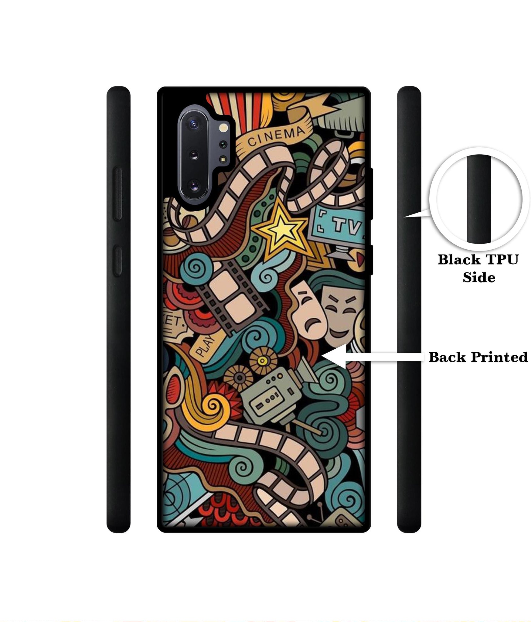 Movies Designer 2D Printed Back Case Cover for Samsung Galaxy Note 10 Plus 5G