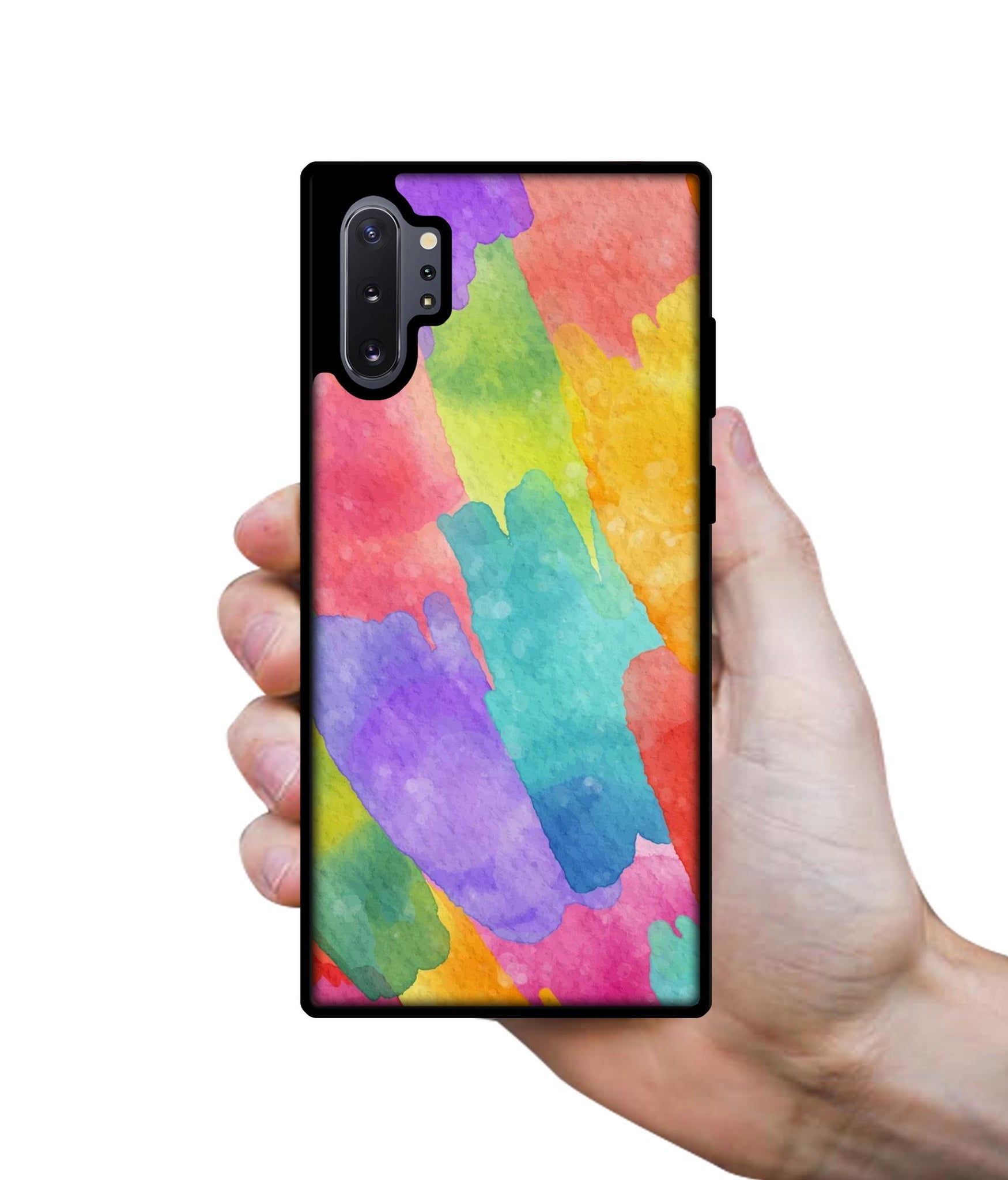 Water Paint Colorful Abstract Designer 2D Printed Back Case Cover for Samsung Galaxy Note 10 Plus 5G