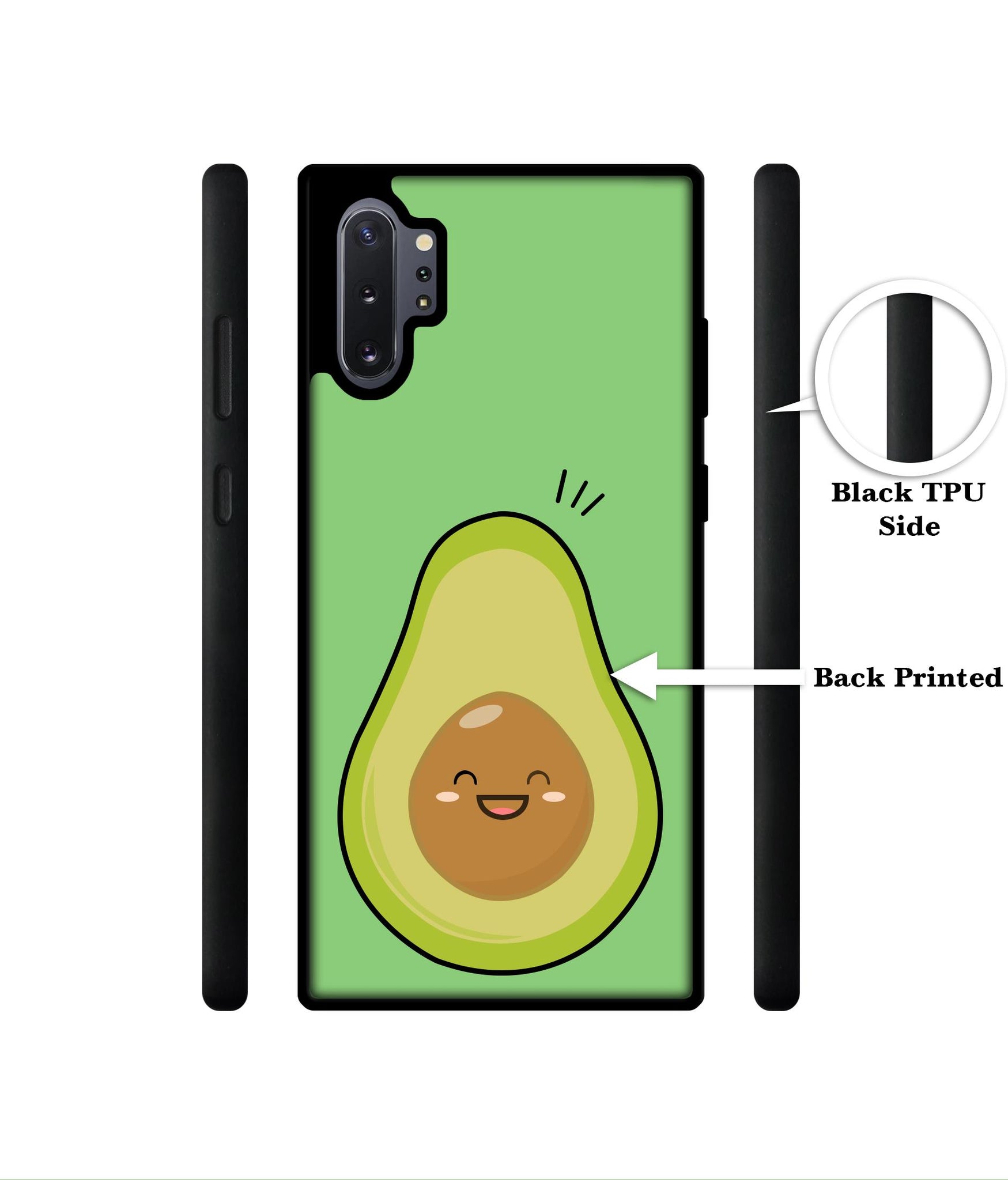 Avocados Designer 2D Printed Back Case Cover for Samsung Galaxy Note 10 Plus 5G