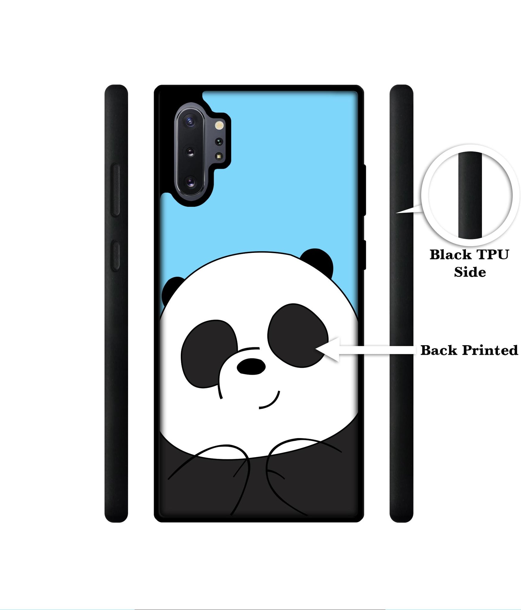 Cute Panda Designer 2D Printed Back Case Cover for Samsung Galaxy Note 10 Plus 5G