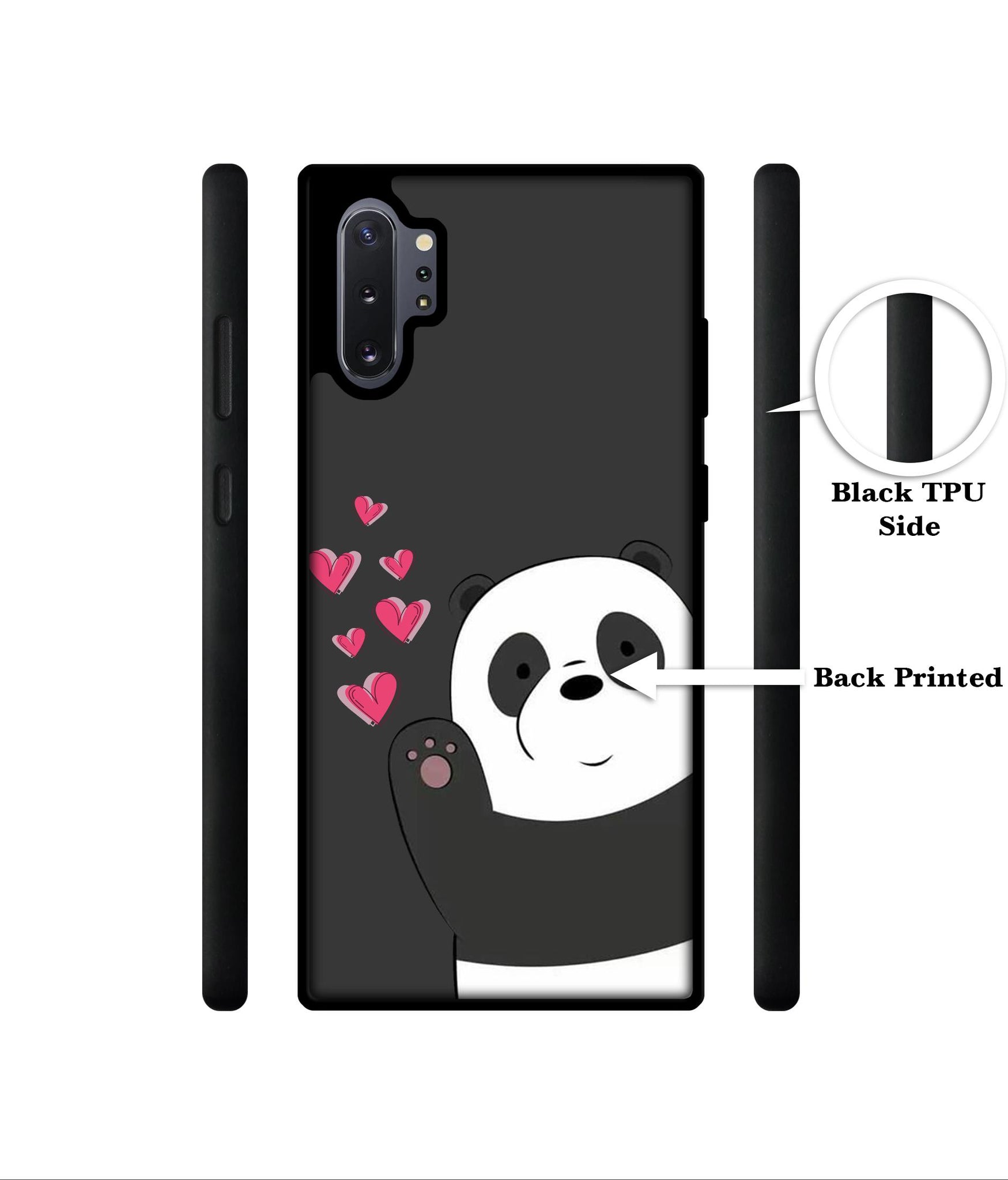 Love Panda Designer 2D Printed Back Case Cover for Samsung Galaxy Note 10 Plus 5G