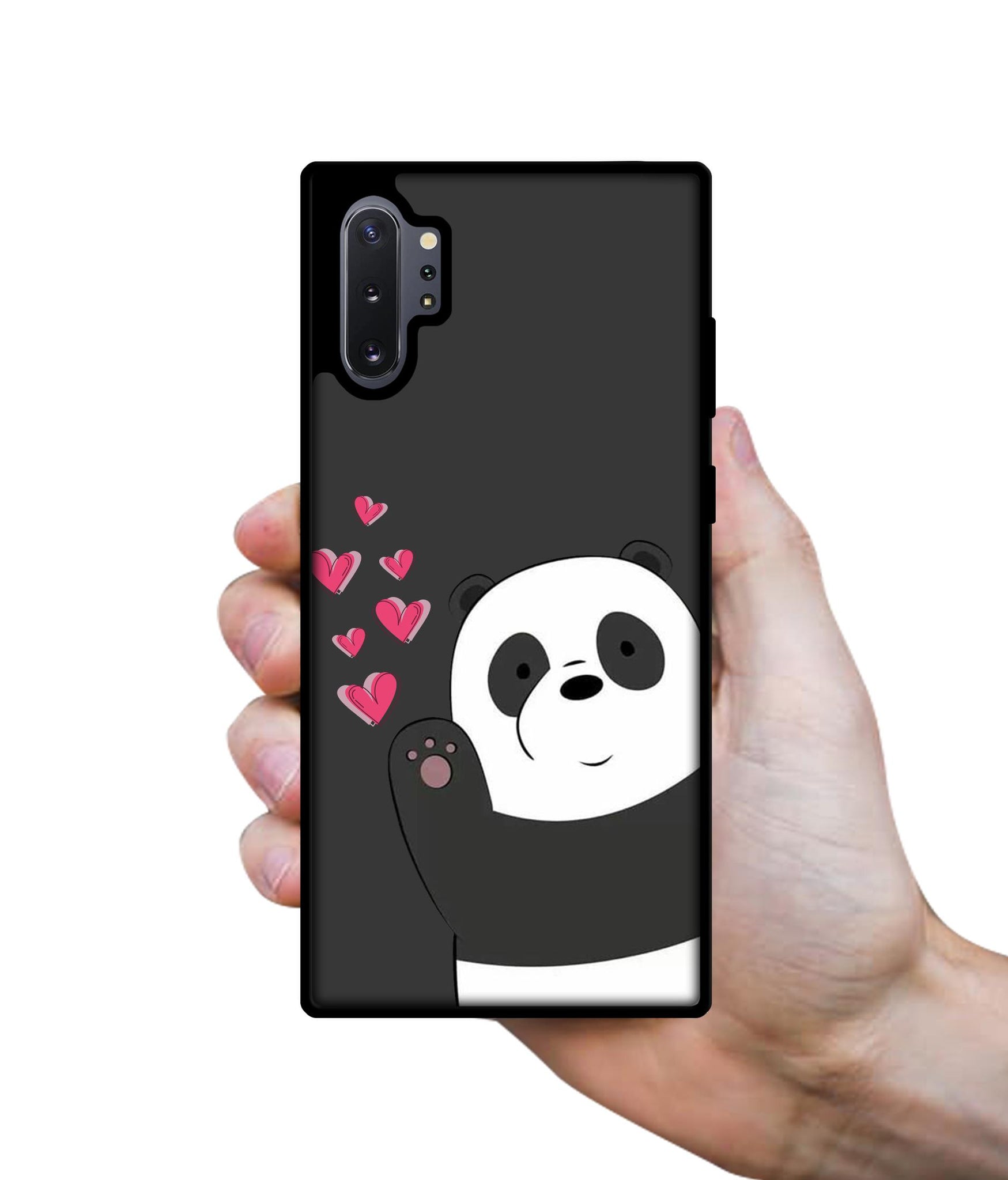Love Panda Designer 2D Printed Back Case Cover for Samsung Galaxy Note 10 Plus 5G