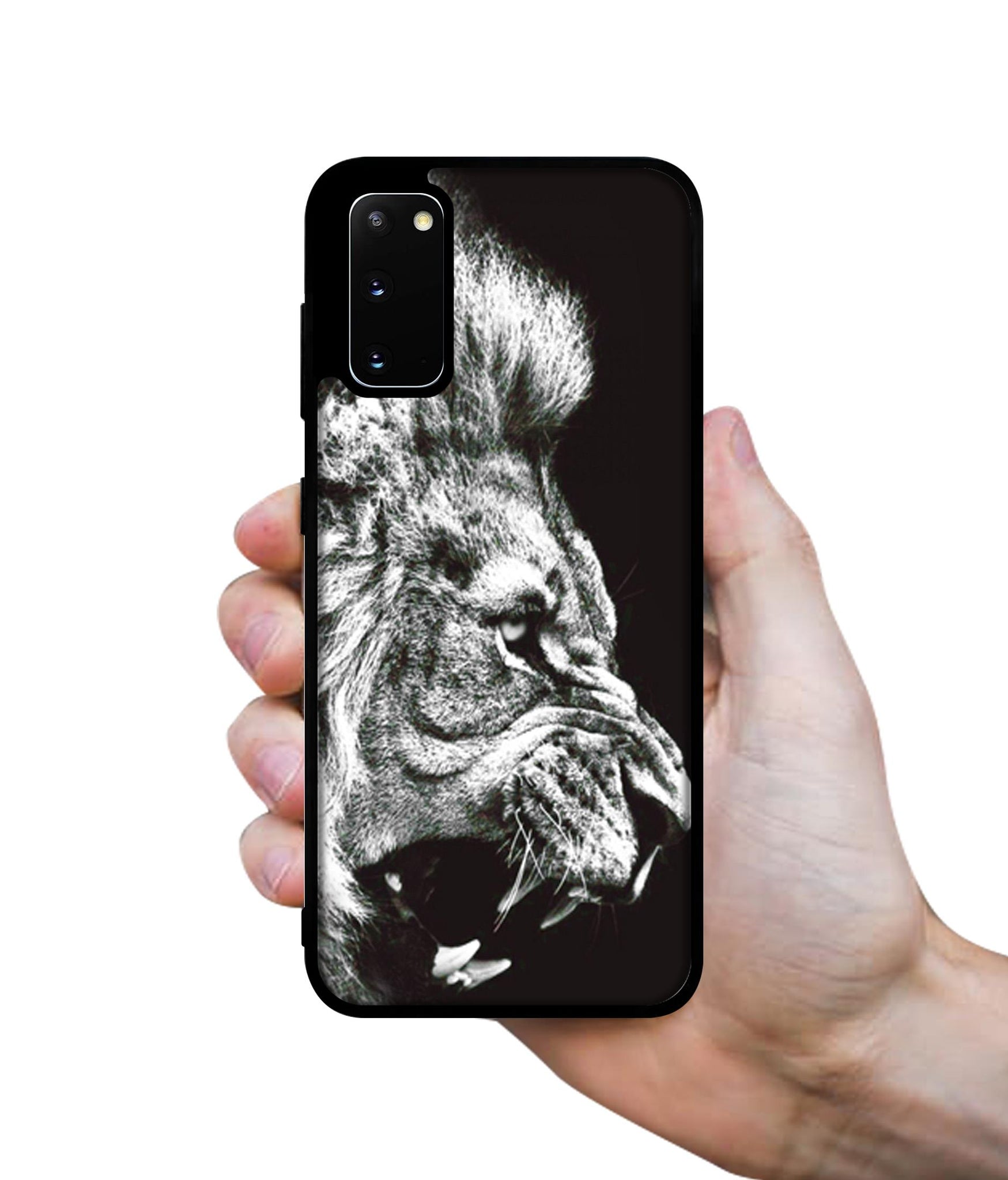 Angry Lion Designer 2D Printed Back Case Cover for Samsung Galaxy S20 4G / S20 5G