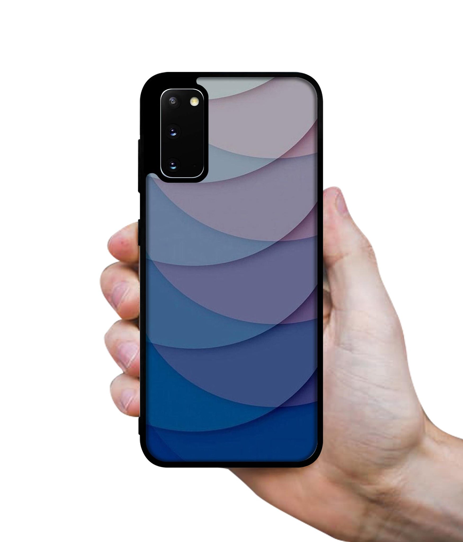 Waves Pattern Print Designer 2D Printed Back Case Cover for Samsung Galaxy S20 4G / S20 5G