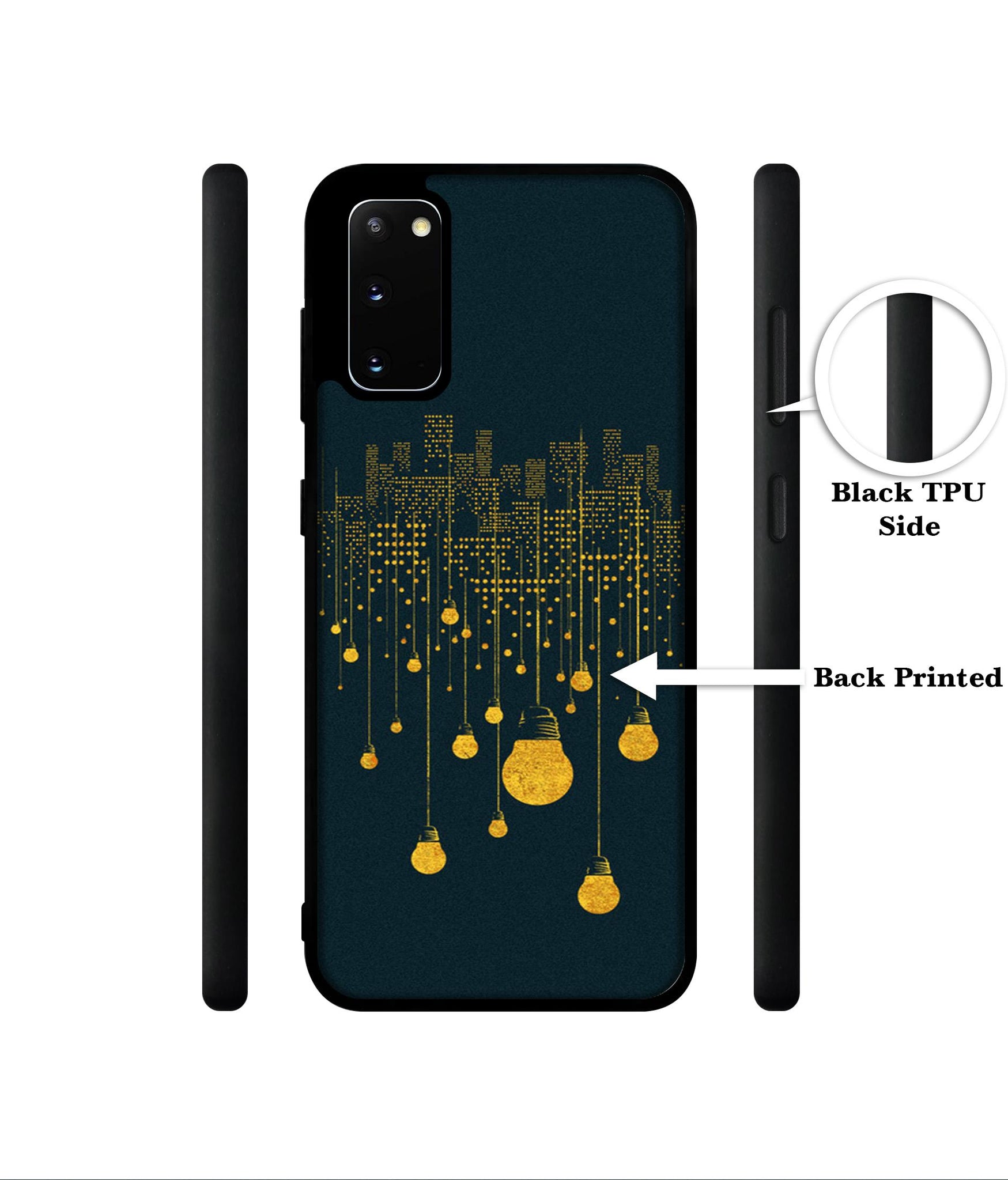 City Light Pattern Designer 2D Printed Back Case Cover for Samsung Galaxy S20 4G / S20 5G