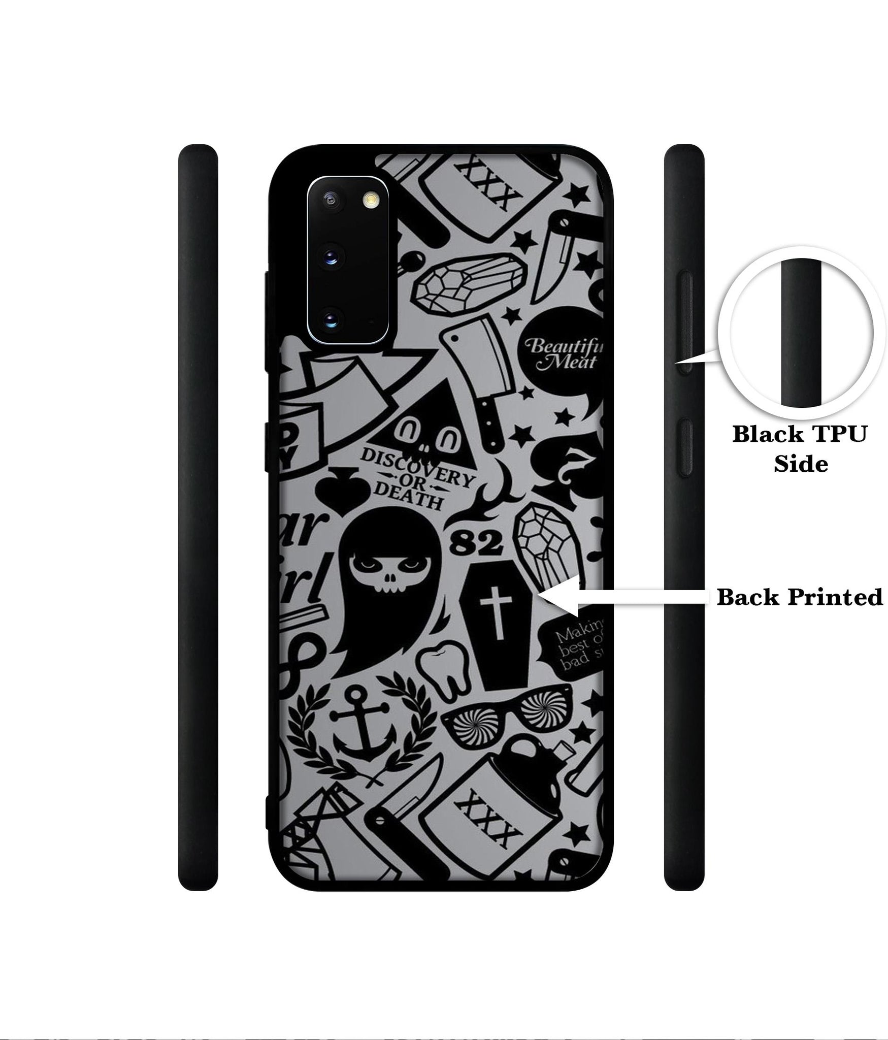 Discover Or Death Designer 2D Printed Back Case Cover for Samsung Galaxy S20 4G / S20 5G
