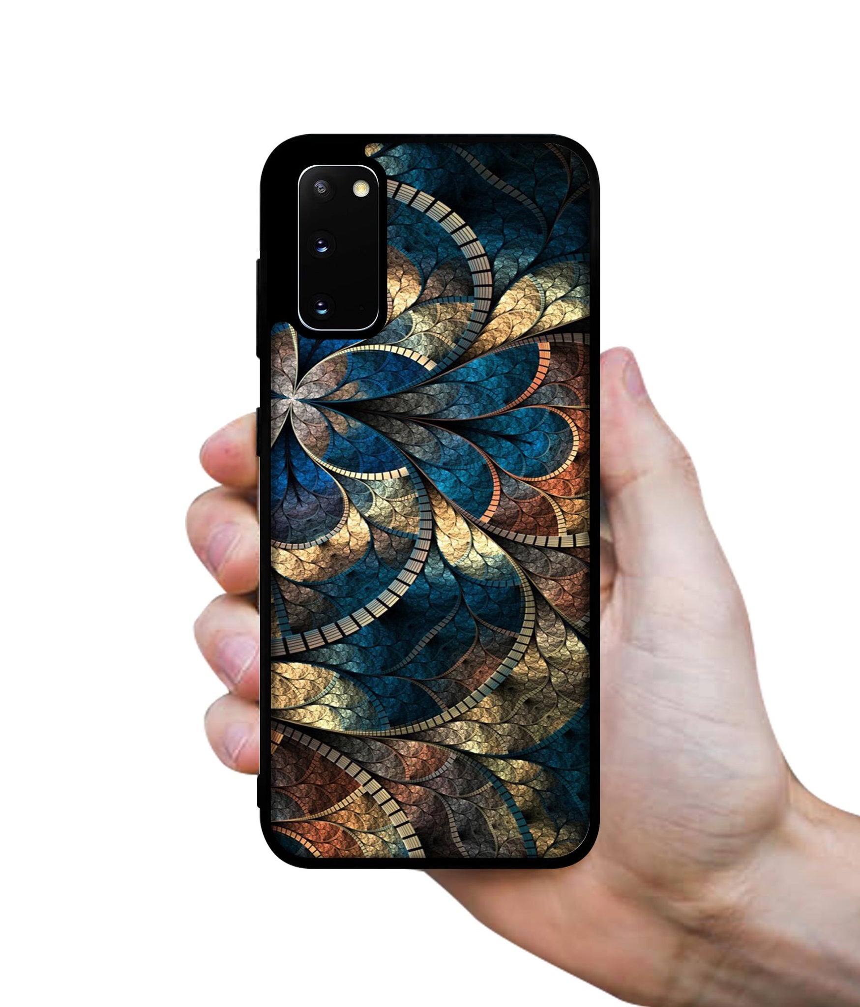 Fractional Pattern Designer 2D Printed Back Case Cover for Samsung Galaxy S20 4G / S20 5G