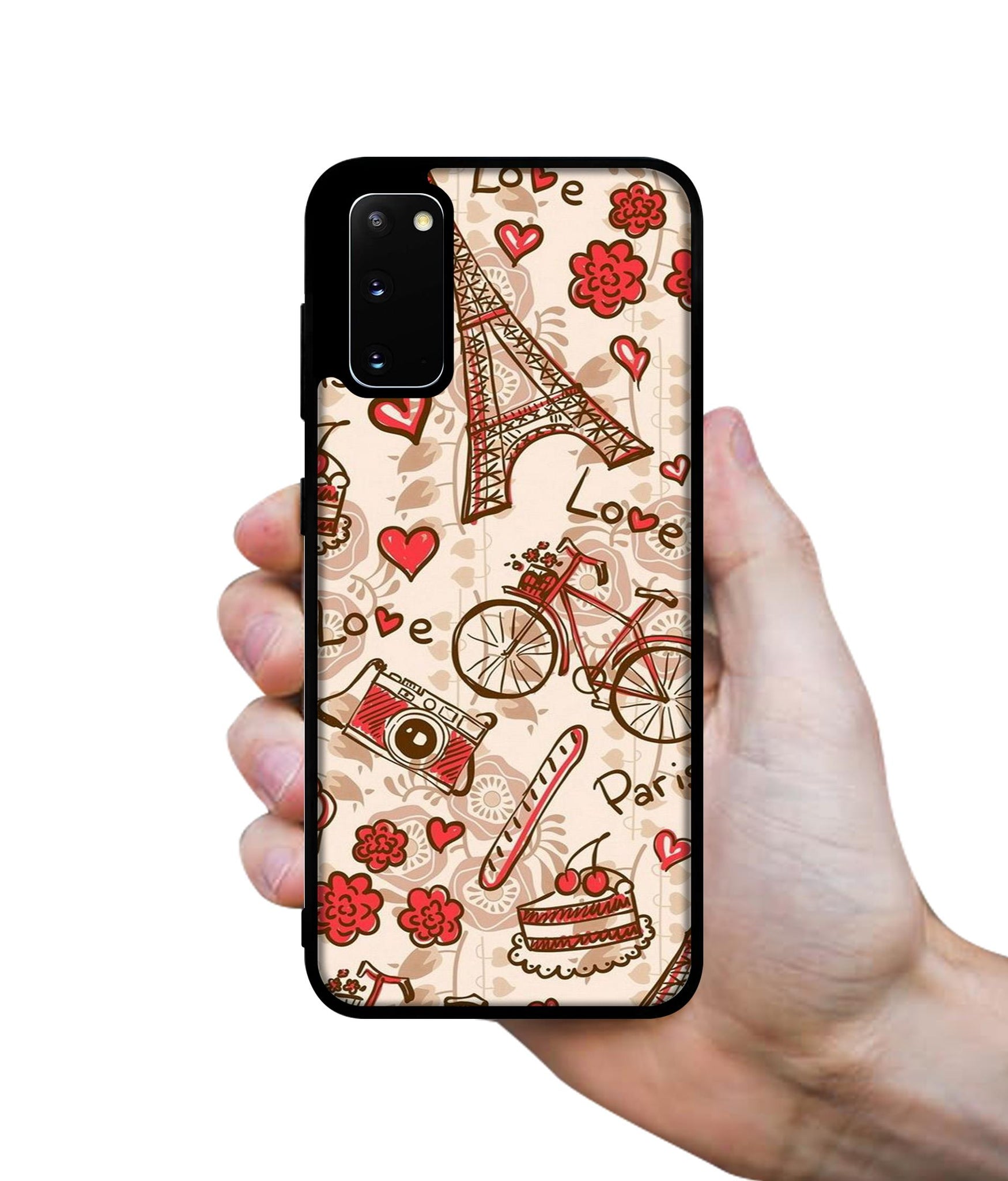 Vintage Paris Designer 2D Printed Back Case Cover for Samsung Galaxy S20 4G / S20 5G