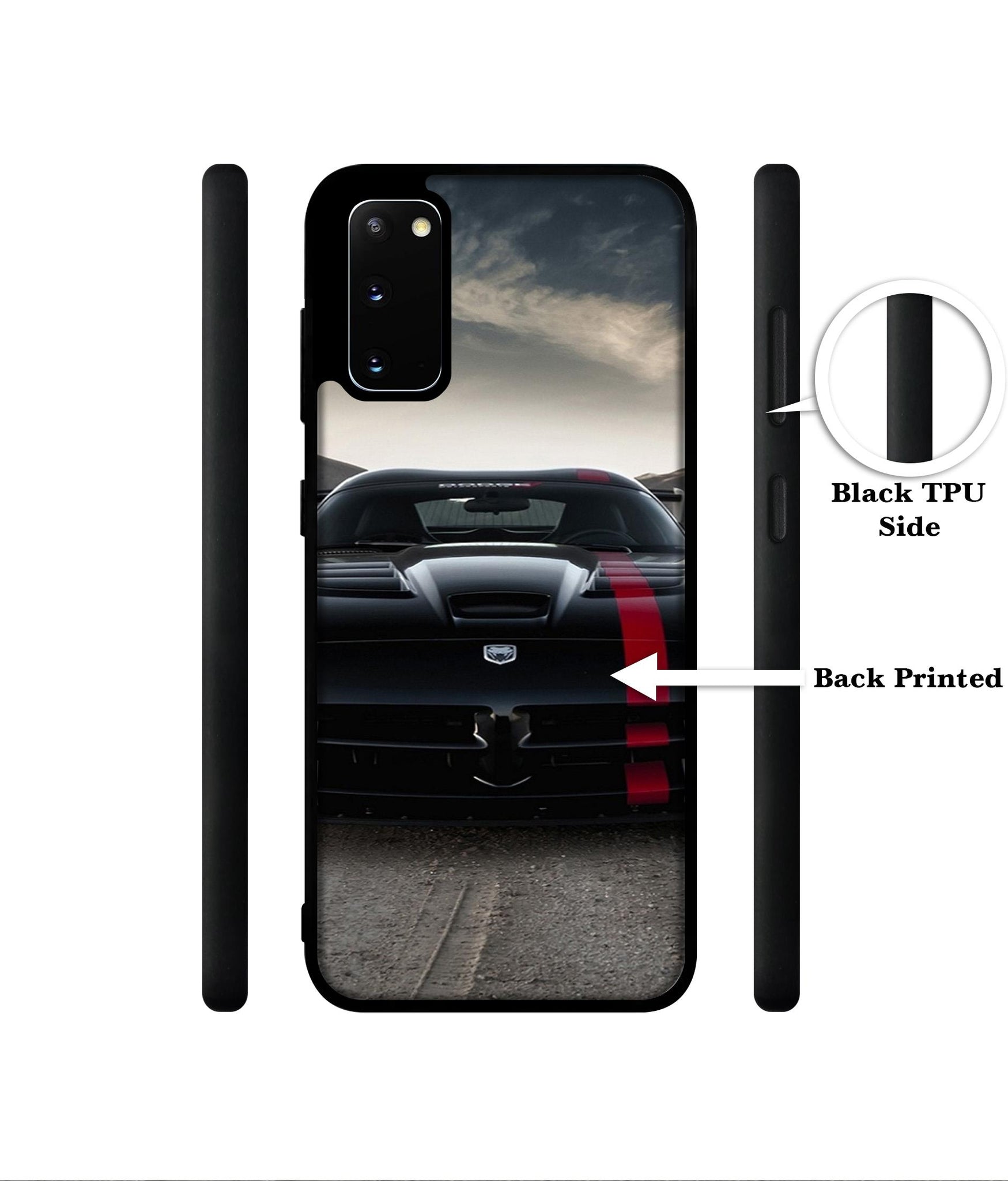 Sports Car Pattern Designer 2D Printed Back Case Cover for Samsung Galaxy S20 4G / S20 5G