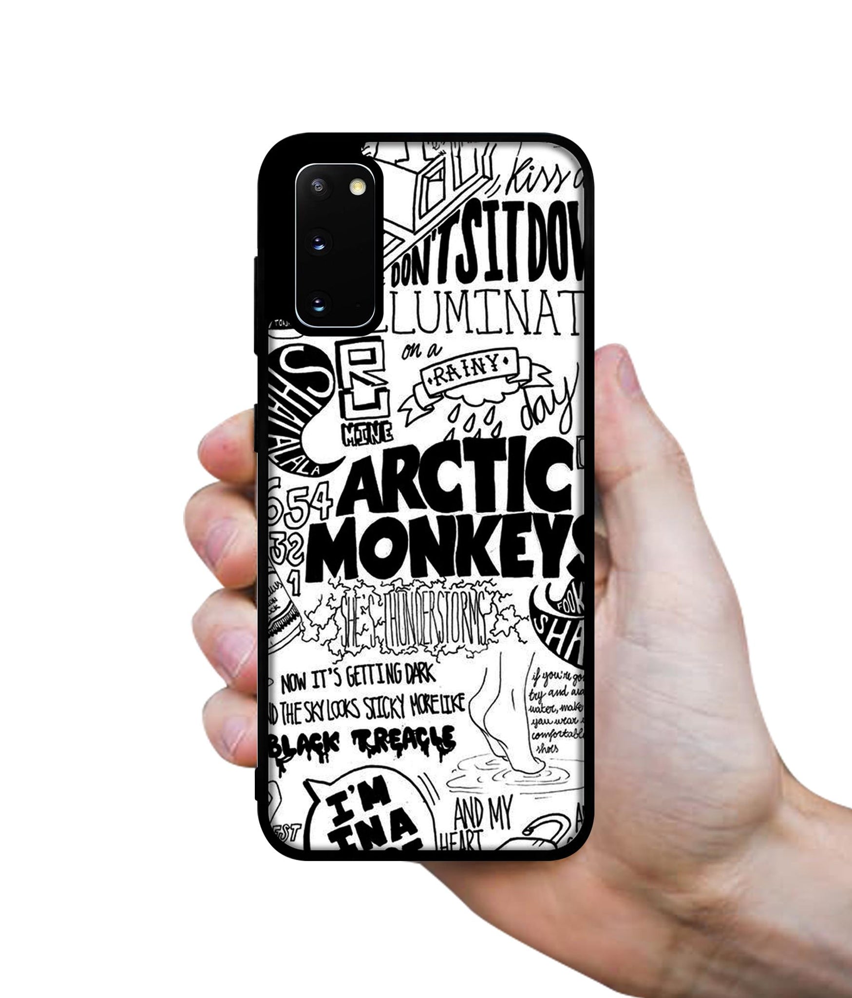 Arctic Monkeys Pattern Designer 2D Printed Back Case Cover for Samsung Galaxy S20 4G / S20 5G