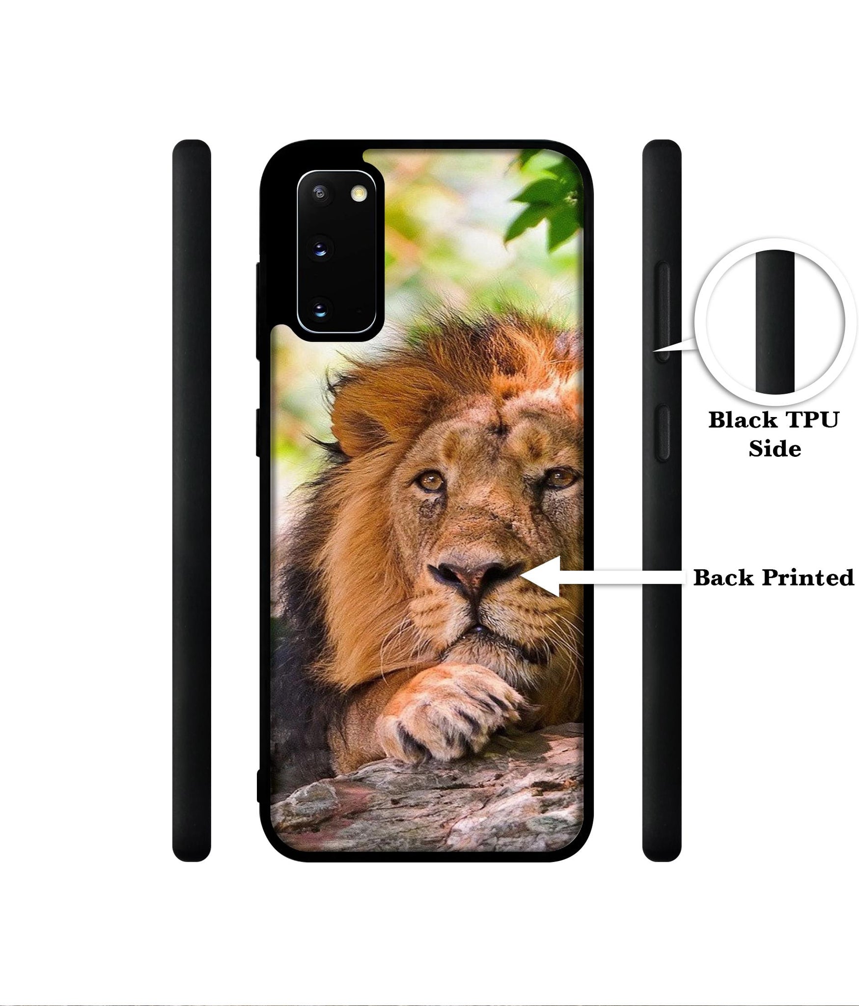 Tiger Pattern Print Designer 2D Printed Back Case Cover for Samsung Galaxy S20 4G / S20 5G