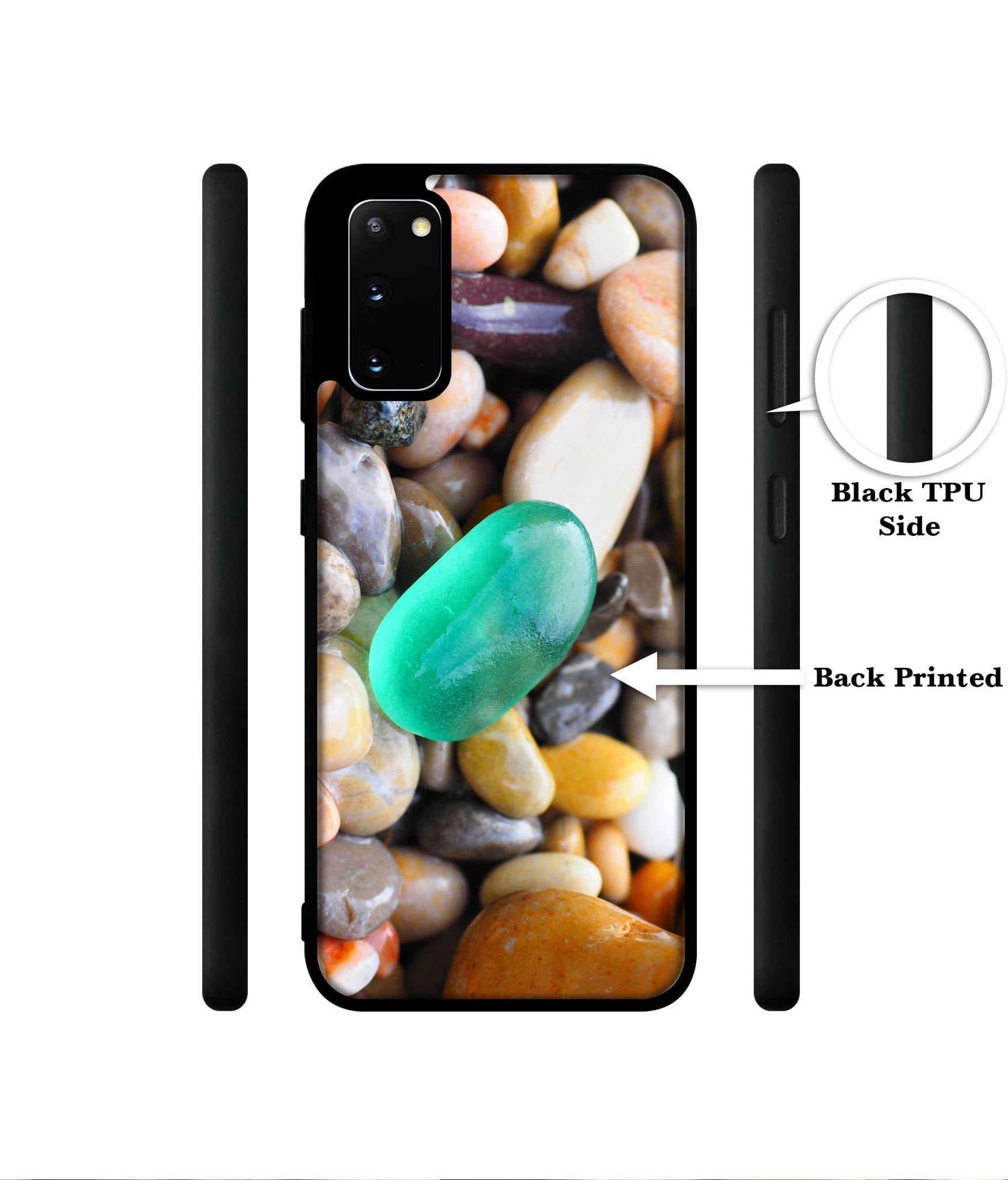 Sea Stones Designer 2D Printed Back Case Cover for Samsung Galaxy S20 4G / S20 5G