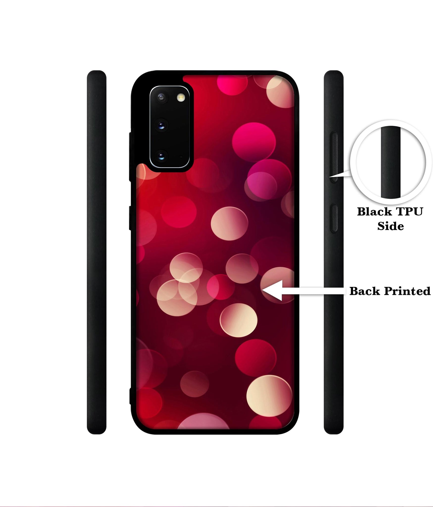 3D Circles Designer 2D Printed Back Case Cover for Samsung Galaxy S20 4G / S20 5G