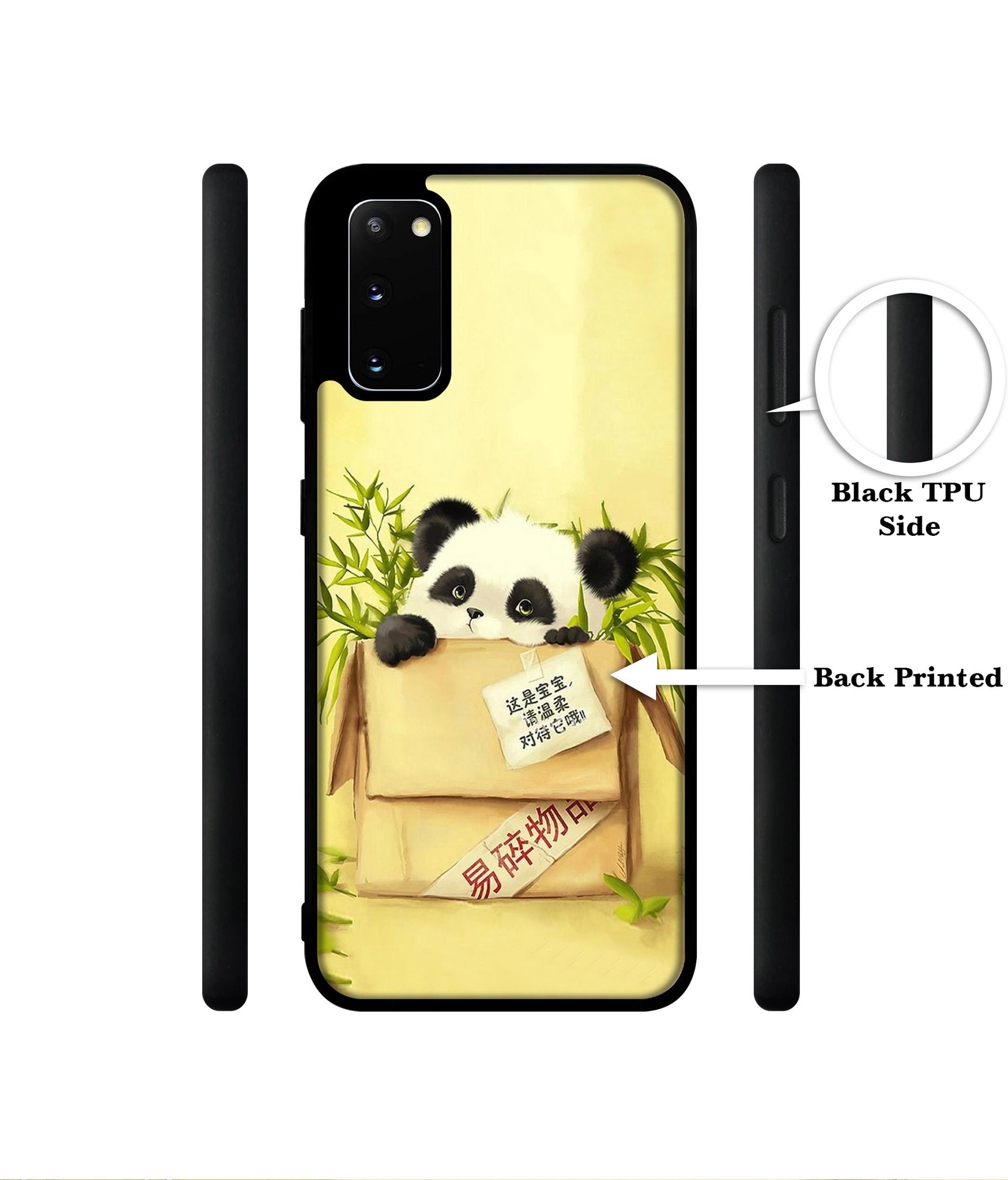 Panda In Box Designer 2D Printed Back Case Cover for Samsung Galaxy S20 4G / S20 5G