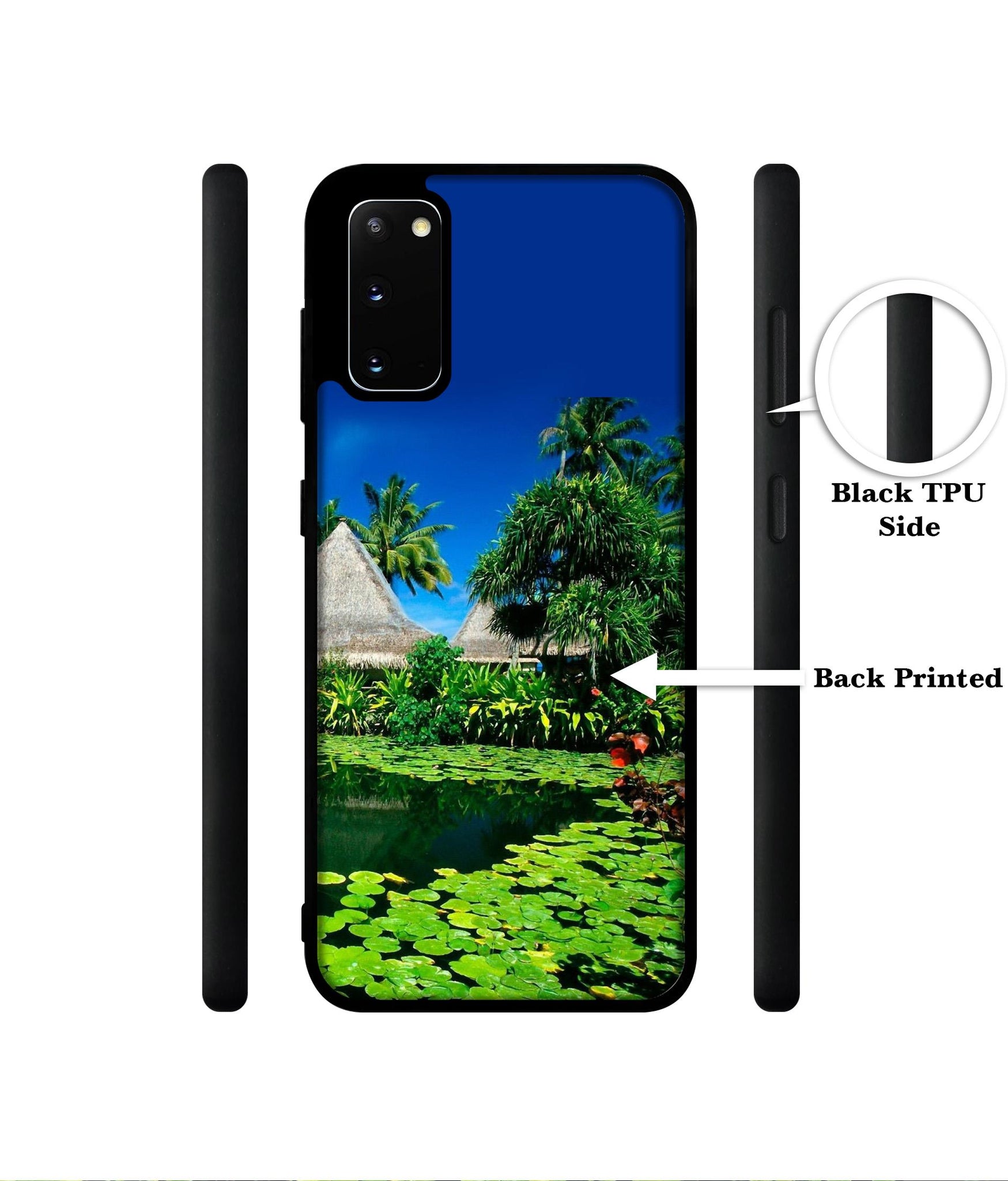 Tropics Water Designer 2D Printed Back Case Cover for Samsung Galaxy S20 4G / S20 5G