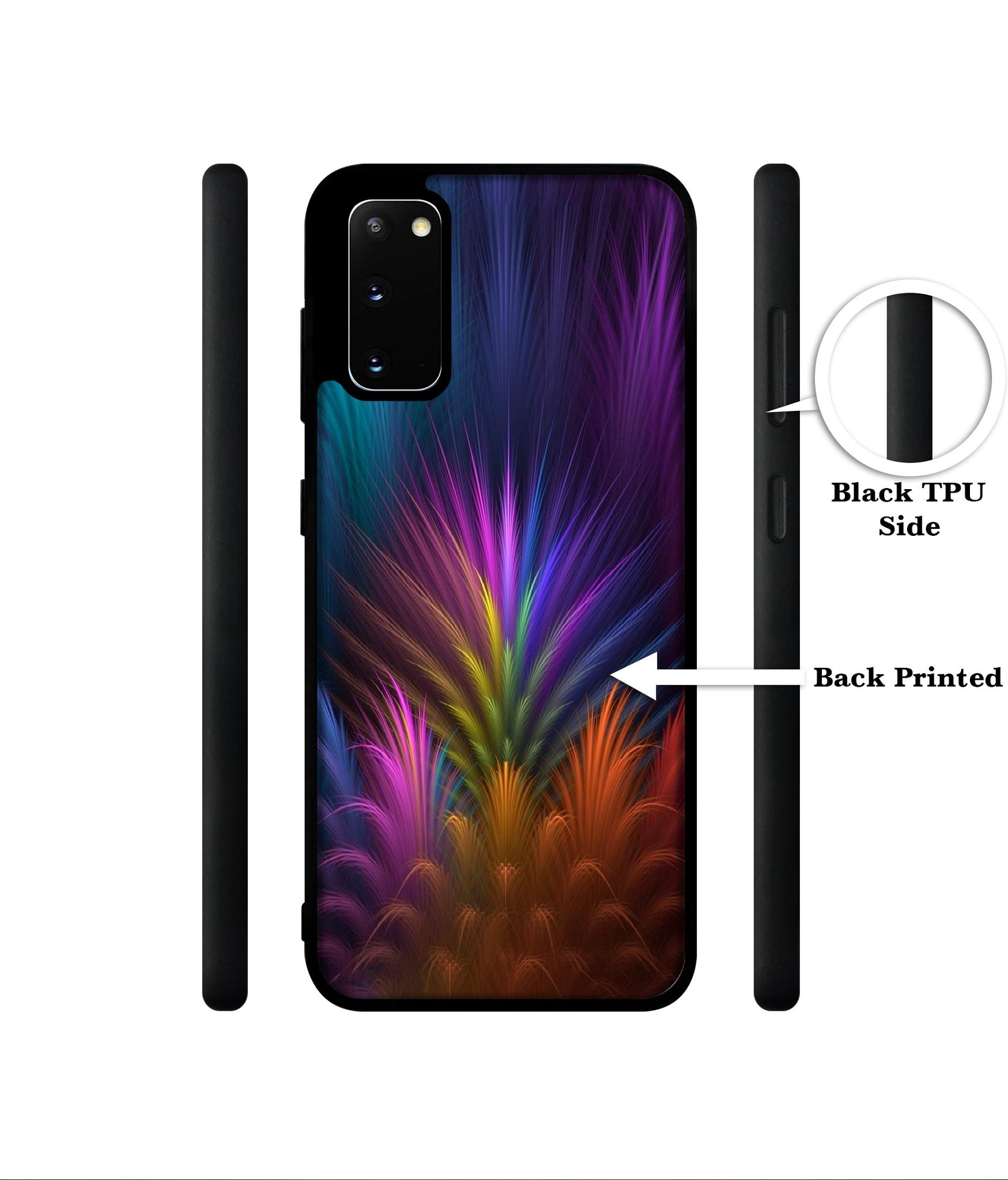 Multicoloured Designer 2D Printed Back Case Cover for Samsung Galaxy S20 4G / S20 5G