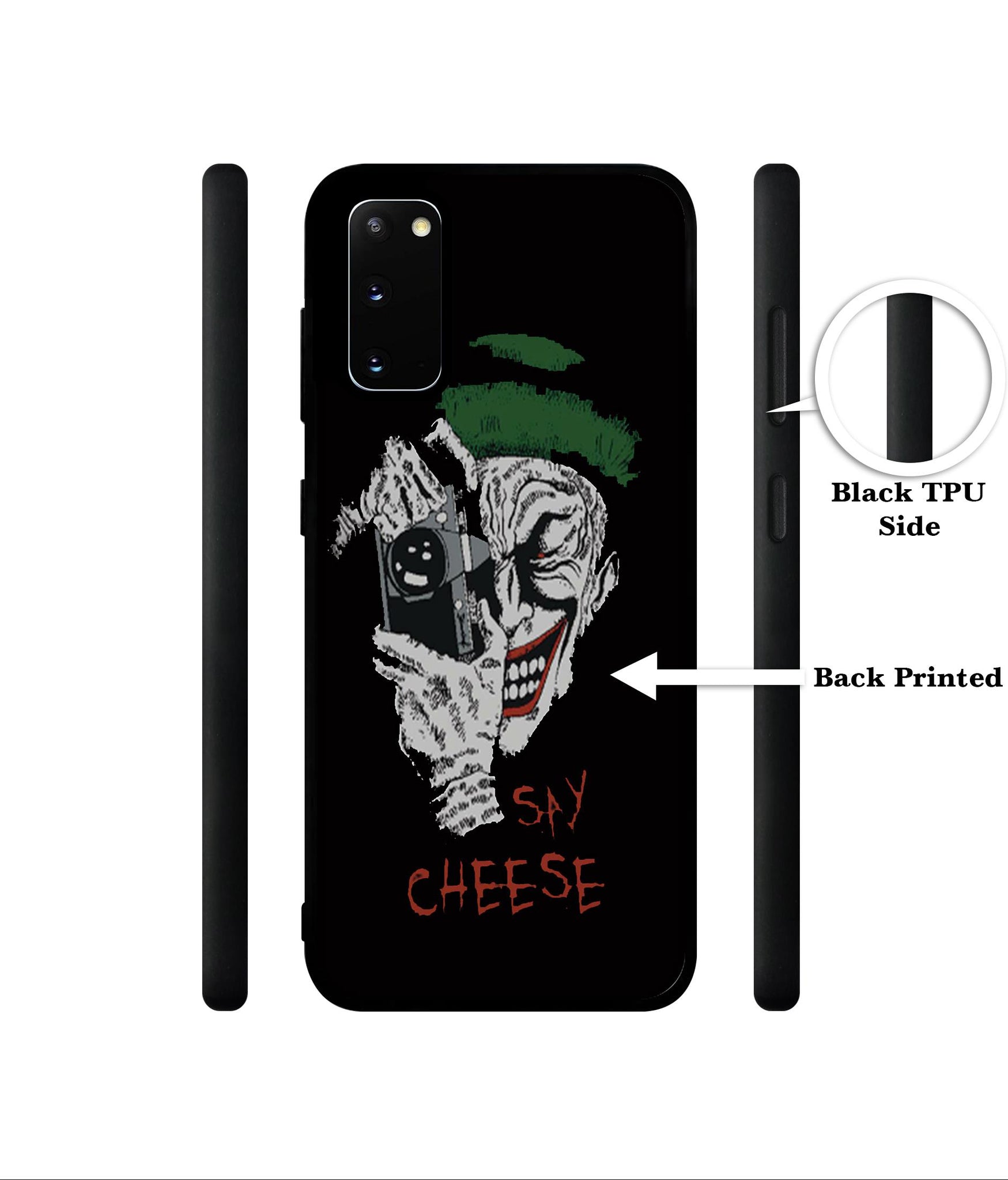 Joker Say Cheese Designer 2D Printed Back Case Cover for Samsung Galaxy S20 4G / S20 5G