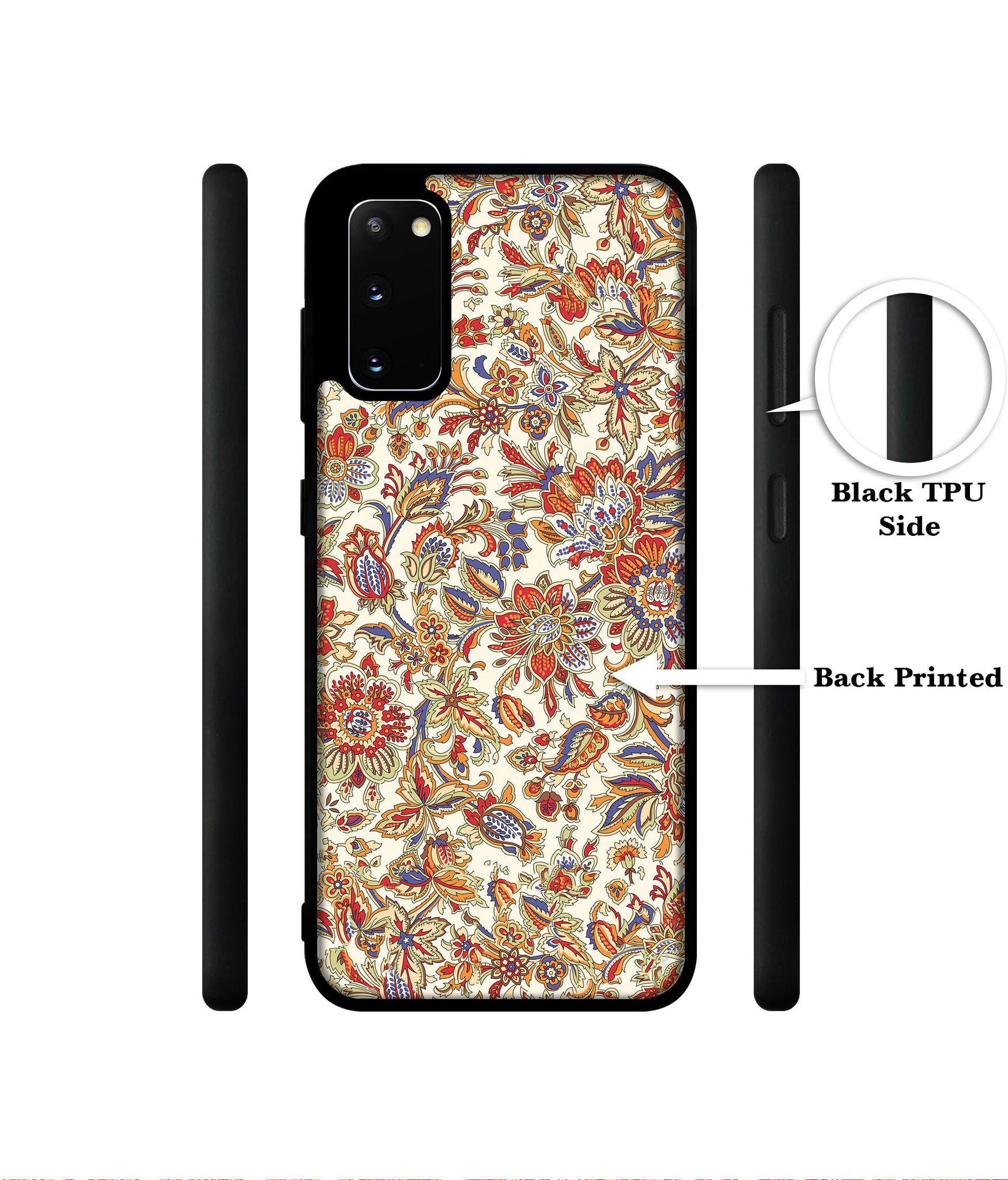 Floral Designer 2D Printed Back Case Cover for Samsung Galaxy S20 4G / S20 5G