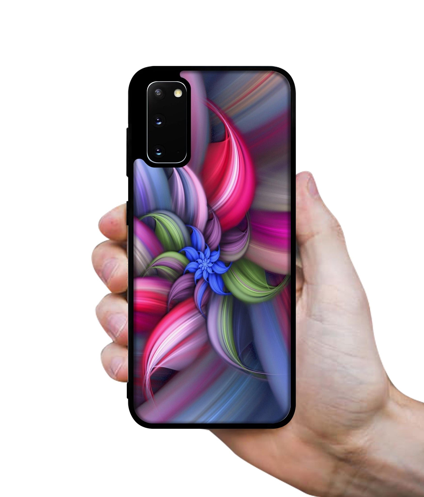 Colorful Flower Designer 2D Printed Back Case Cover for Samsung Galaxy S20 4G / S20 5G