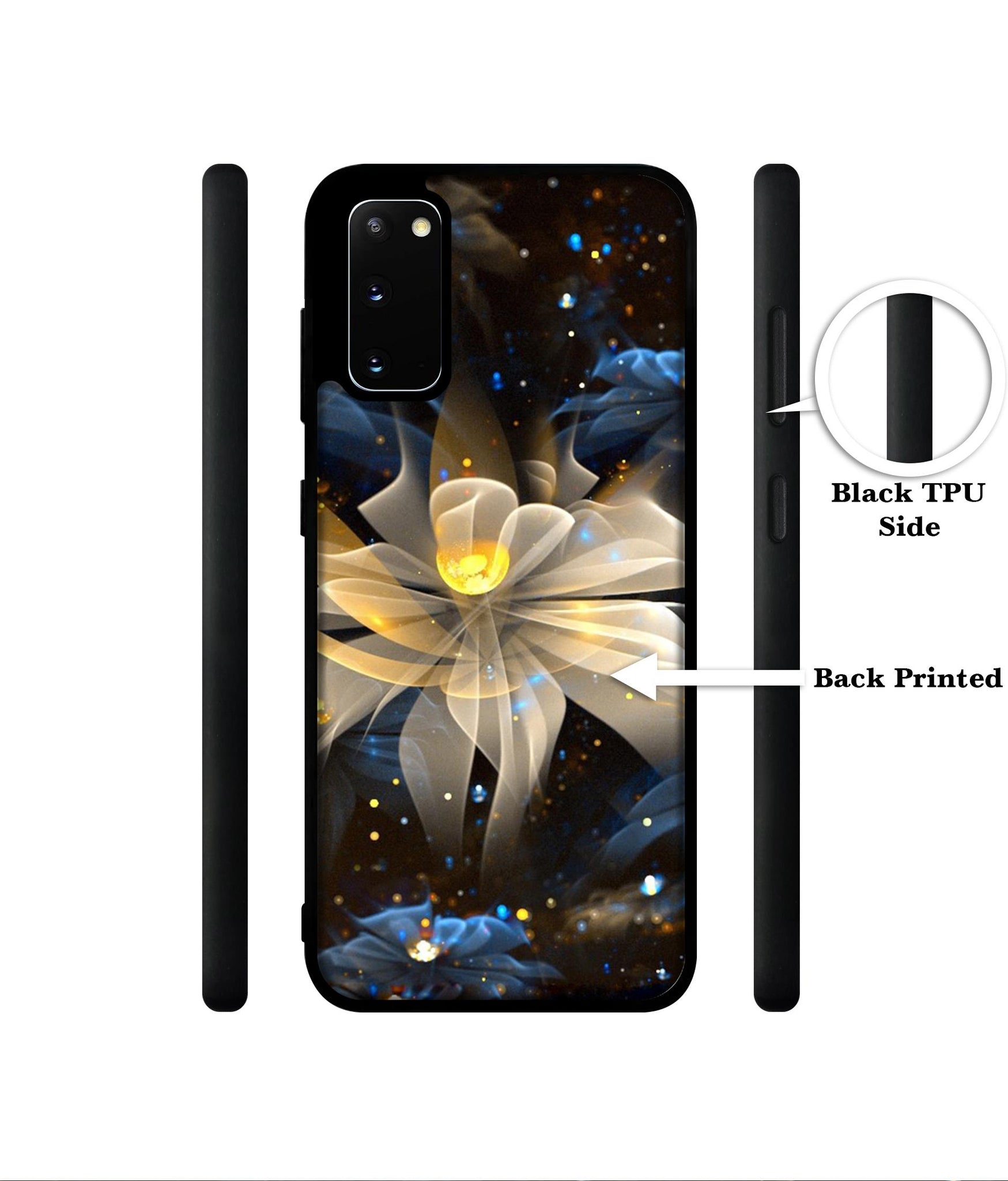 Art Flower Designer 2D Printed Back Case Cover for Samsung Galaxy S20 4G / S20 5G