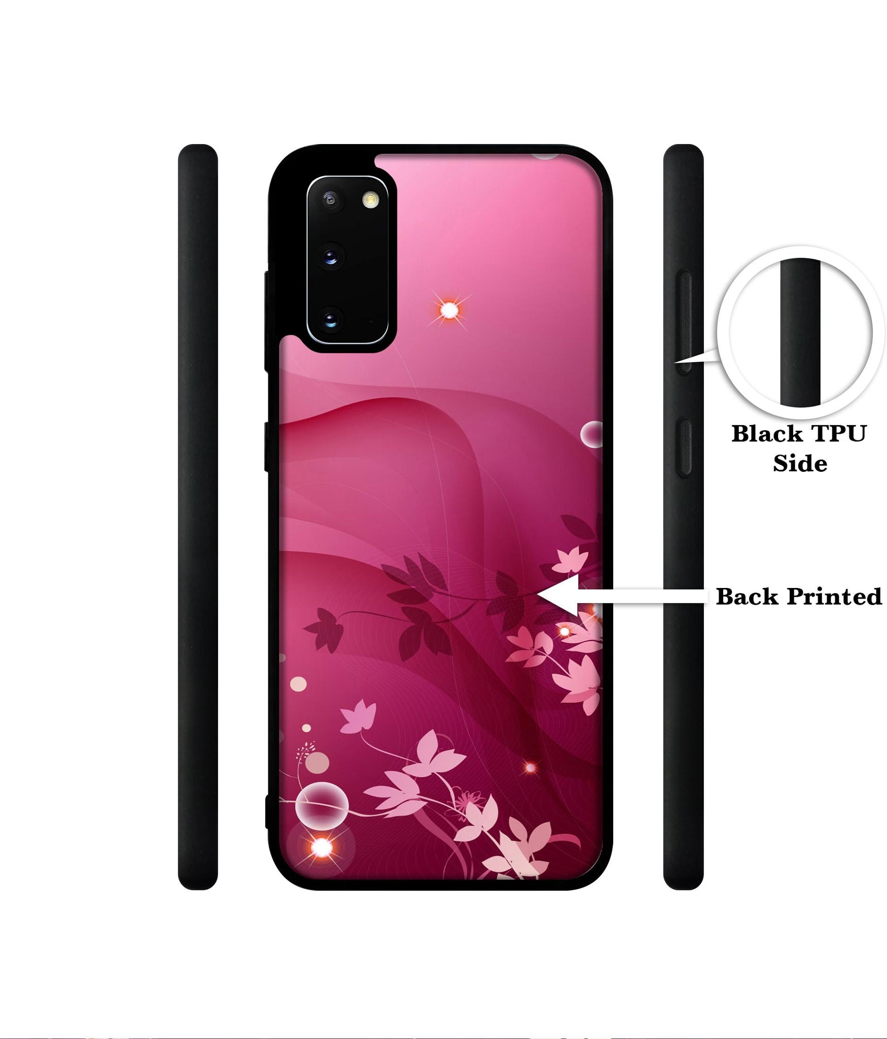 Pink Abstract Designer 2D Printed Back Case Cover for Samsung Galaxy S20 4G / S20 5G