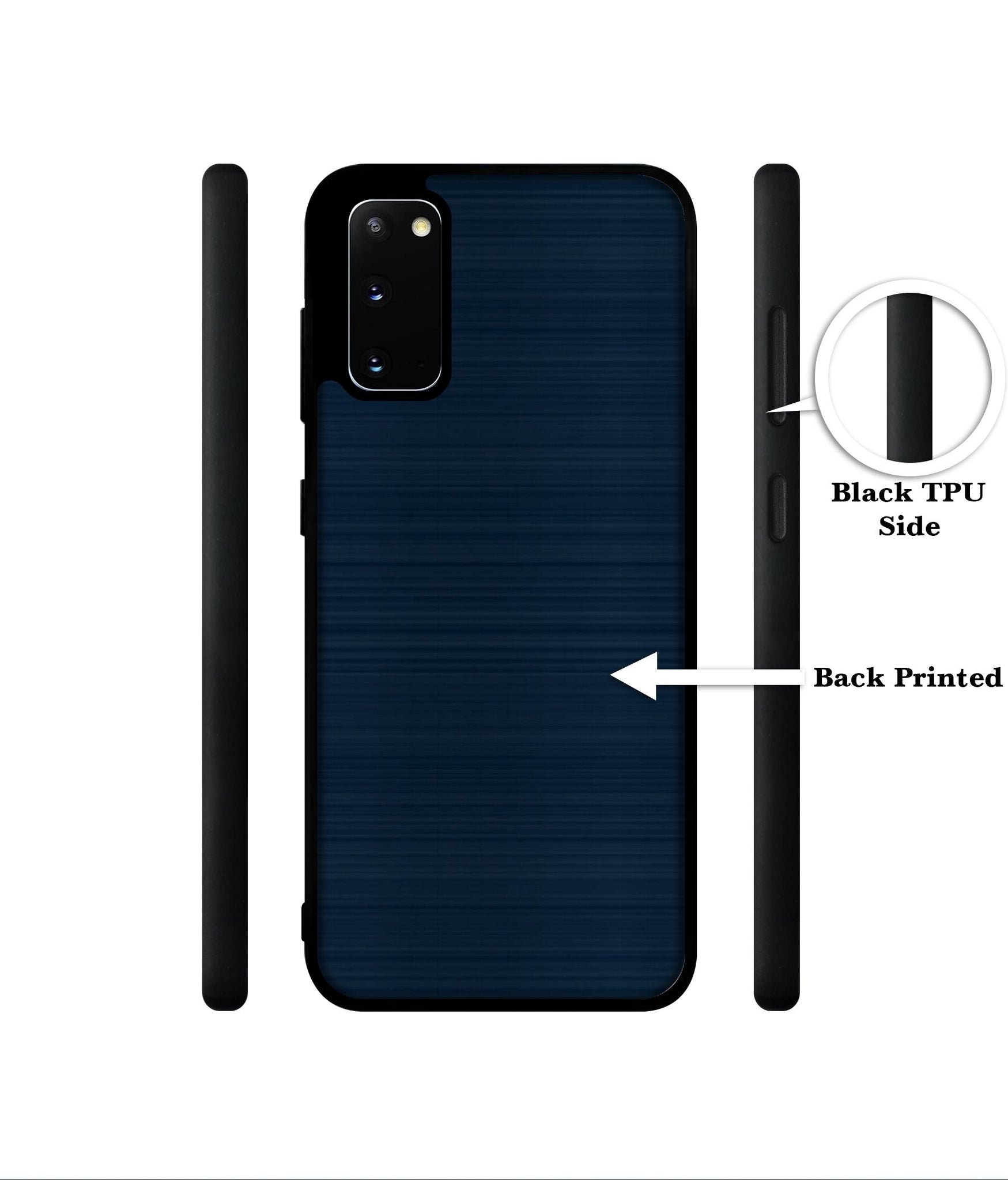 Blue Line Designer 2D Printed Back Case Cover for Samsung Galaxy S20 4G / S20 5G