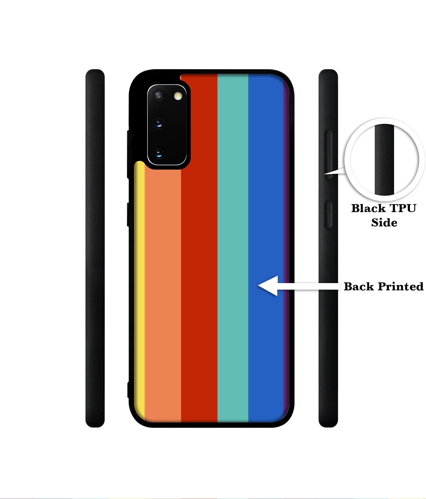 Rainbow Colors Designer 2D Printed Back Case Cover for Samsung Galaxy S20 4G / S20 5G